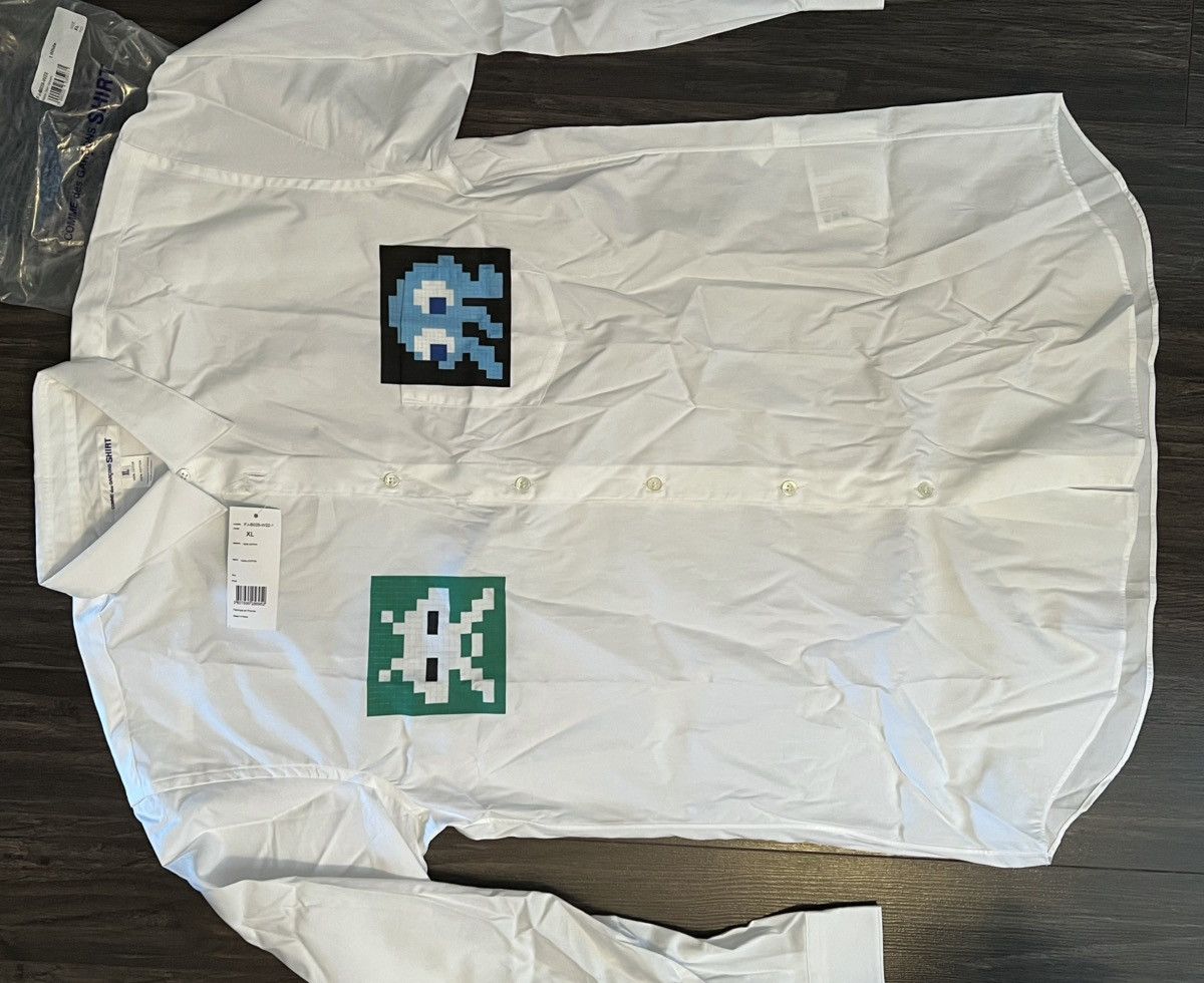 Comme des Garcons SHIRT Comme des Garcons Shirt Invader XL made in n France Size US XL / EU 56 / 4 - 4 Thumbnail