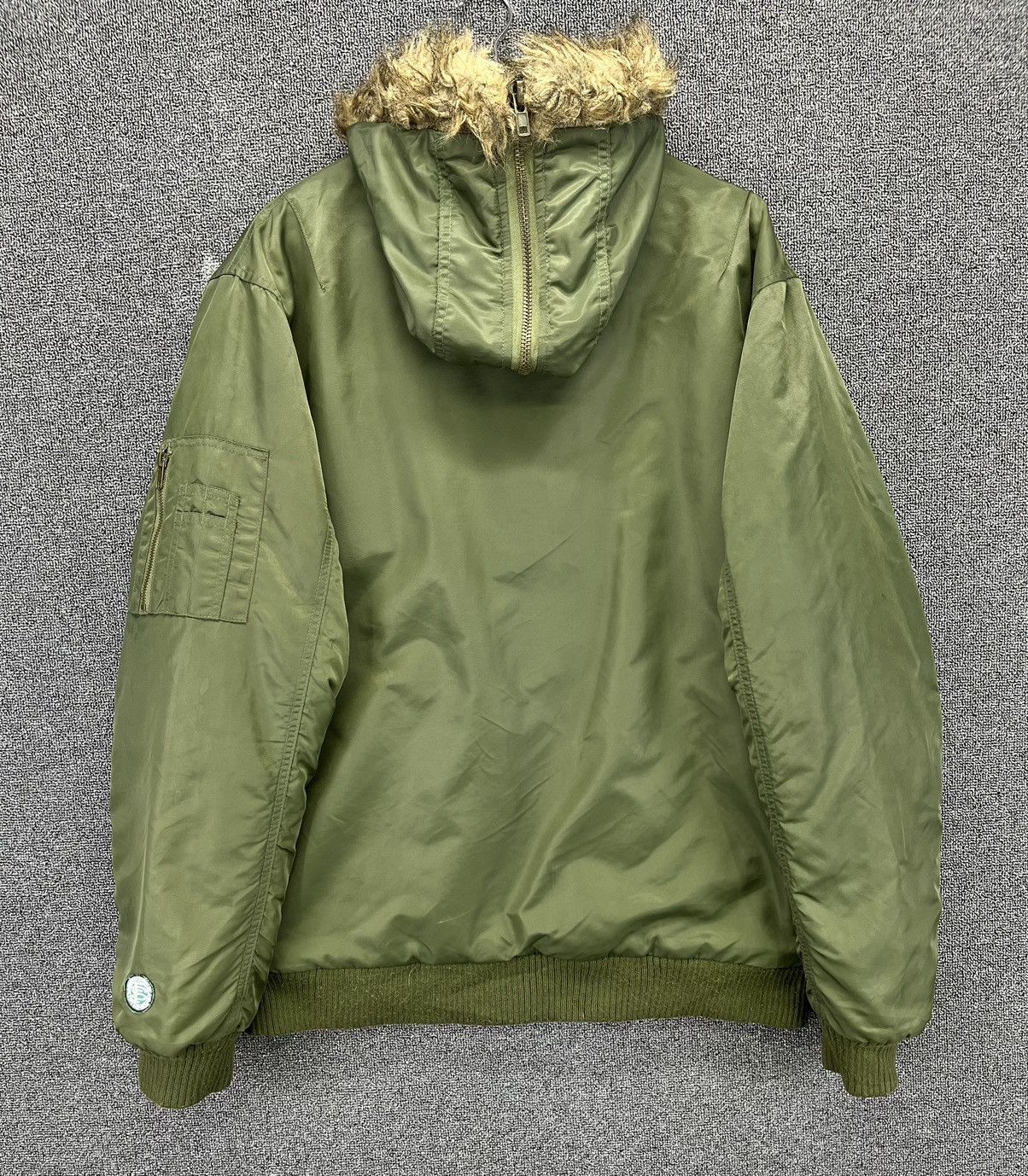 Japanese Brand Vintage Flip The Script Fur Hooded Bomber Jacket Size US M / EU 48-50 / 2 - 13 Thumbnail