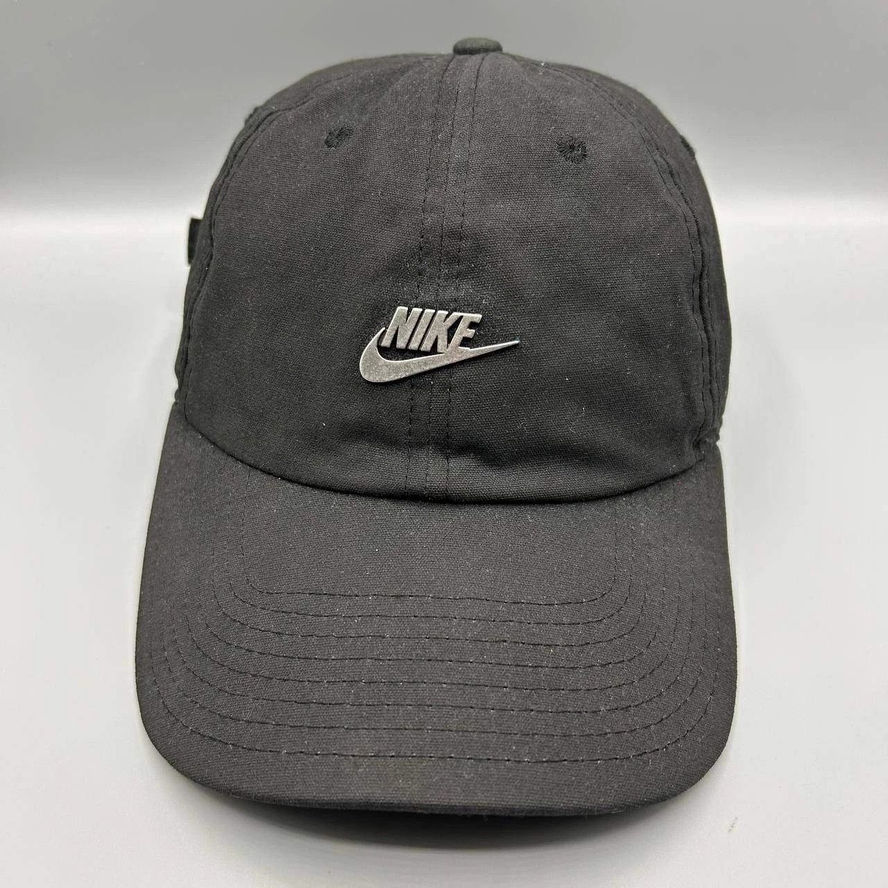 Nike Nike Heritage 86 Hat Men Black Embroidered Logo Strap Back Size ONE SIZE - 1 Thumbnail