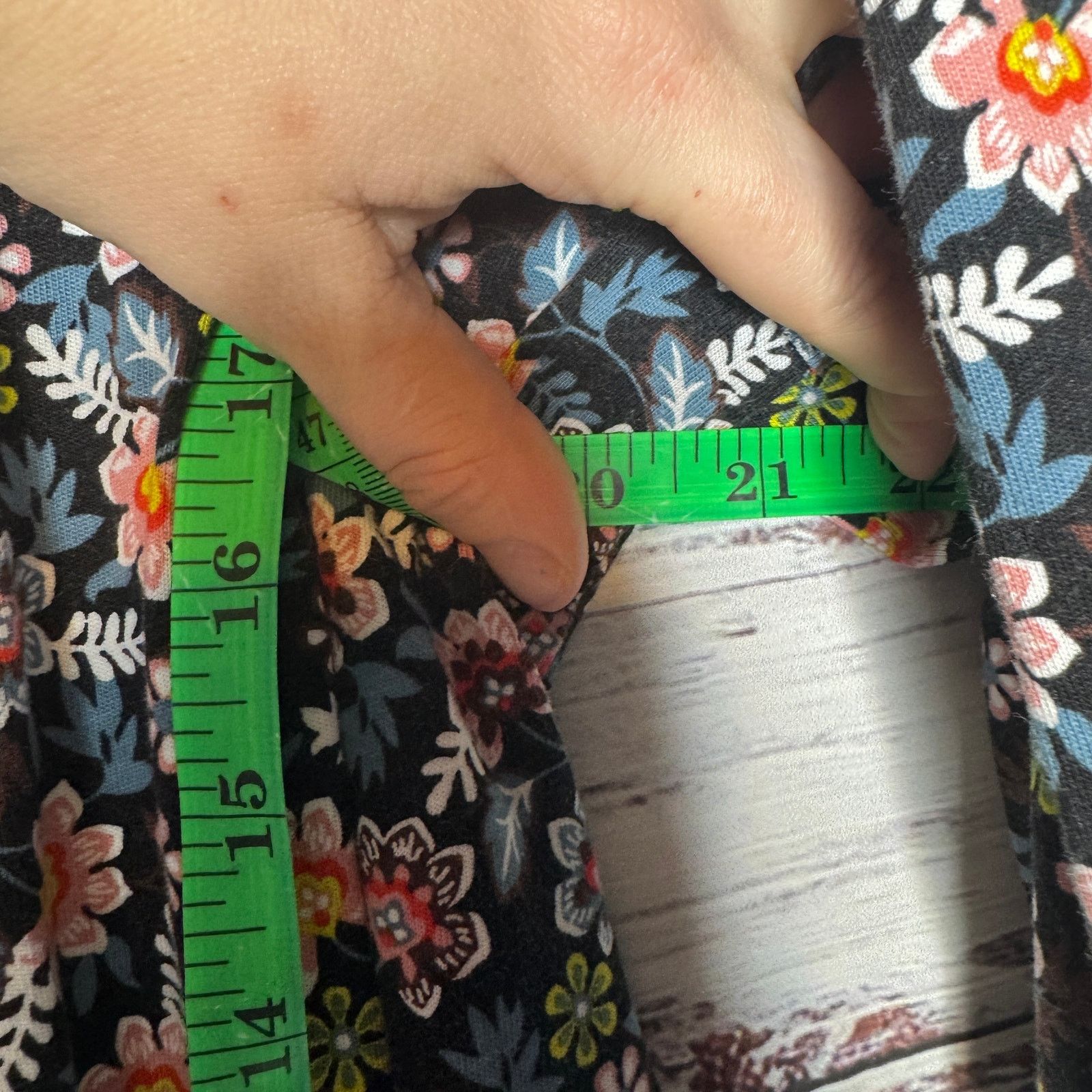 Boden Boden Floral Long Sleeve Dress Black Multicolor Boho Midi 12 Size XL / US 12-14 / IT 48-50 - 5 Thumbnail