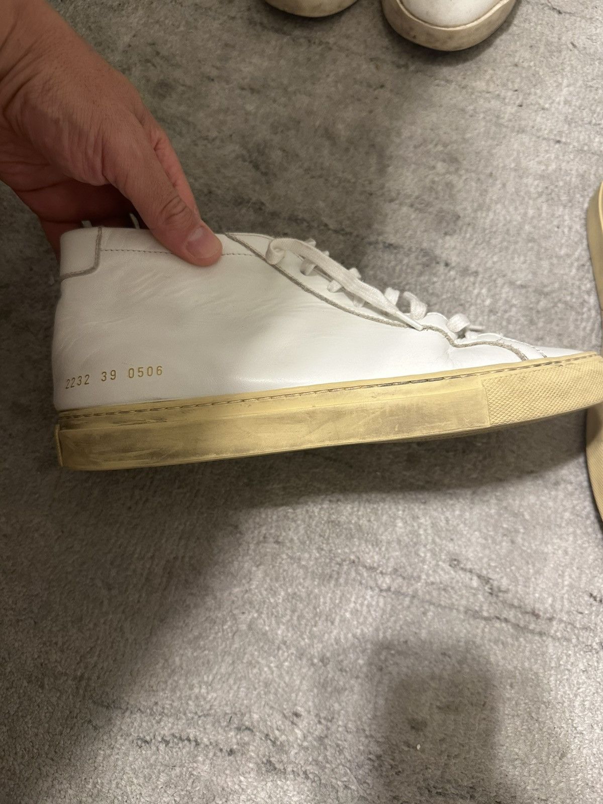 Common Projects White high tops Achilles Size US 6 / EU 39 - 2 Thumbnail