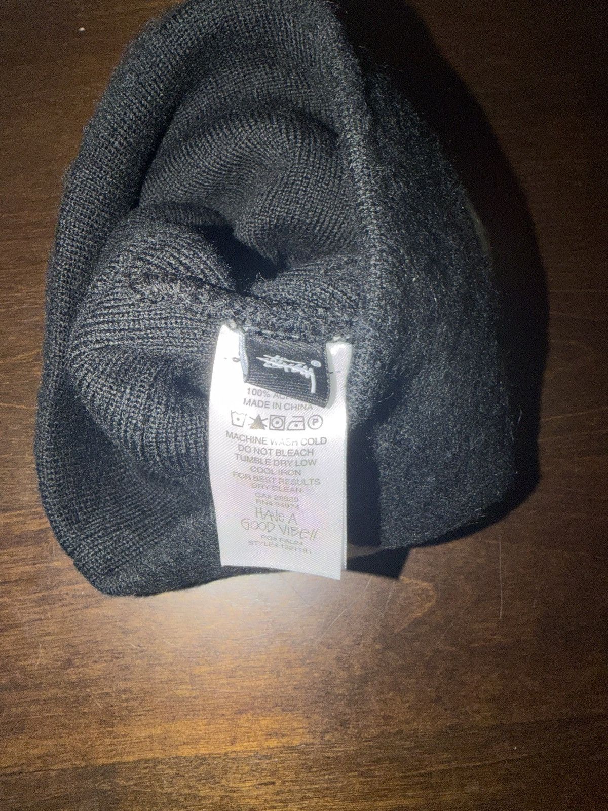 Stussy Stussy brushed out stock skullcap black Size ONE SIZE - 3 Thumbnail