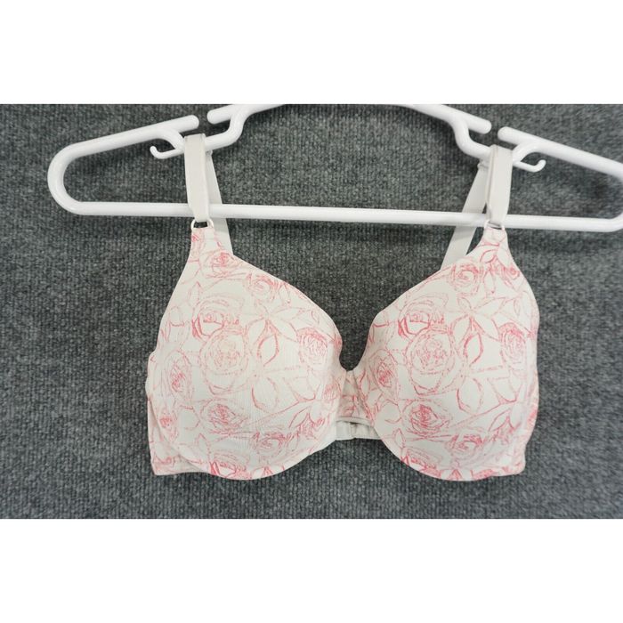 Warners Bra Women 38C This Is Not A Bra Cushioned Underwire Lightly Lined  Floral