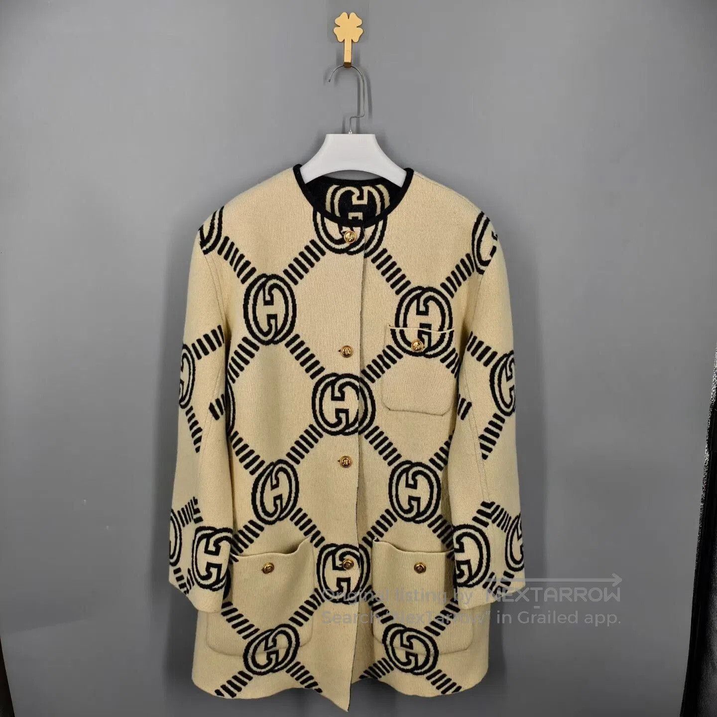Gucci gucci caramel wool reversible coat. Size XS / US 0-2 / IT 36-38 - 3 Thumbnail