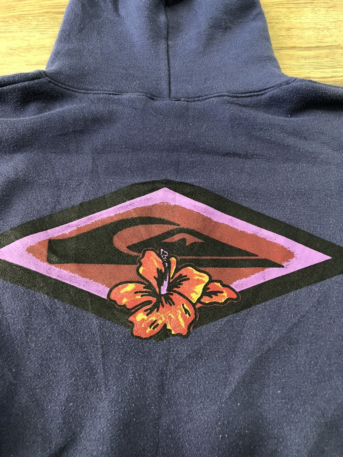 Quiksilver Vintage 90’s Quiksilver hoodie Size US L / EU 52-54 / 3 - 4 Thumbnail