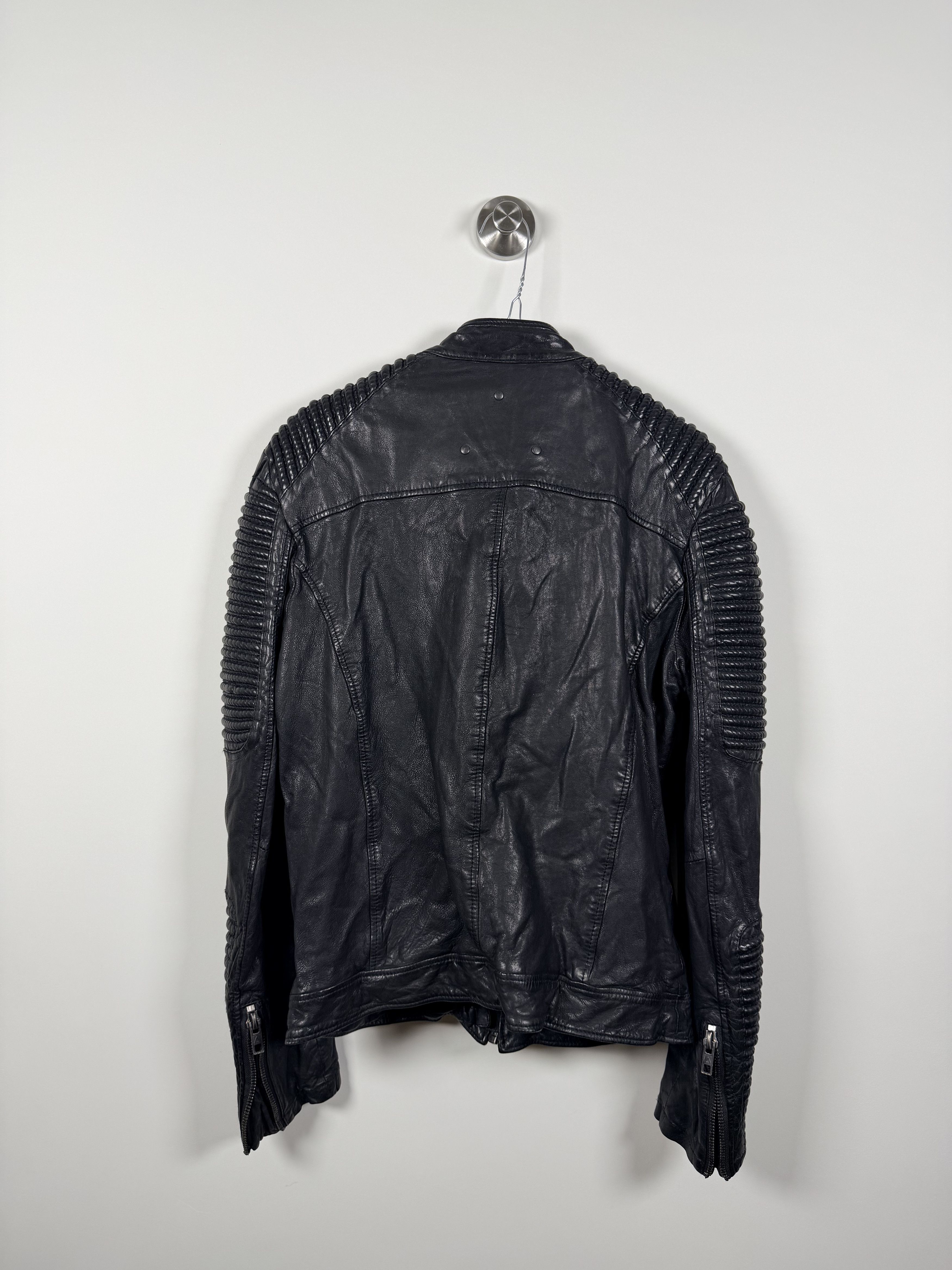 BE EDGY Be Edgy Black Leather Biker Jacket M-L Size US M / EU 48-50 / 2 - 5 Thumbnail
