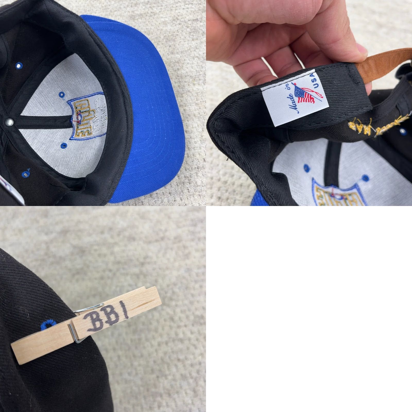 Vintage VINTAGE GI Joe Hat Cap Black Leather Strap Back KB Toys Promo Convention 90s Size ONE SIZE - 8 Thumbnail