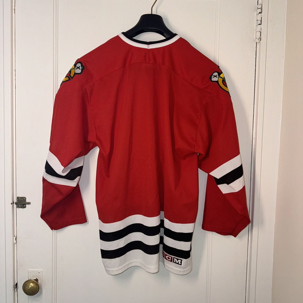 Ccm × Vintage Superb 80s Vintage Chicago Blackhawks Jersey Size US L / EU 52-54 / 3 - 4 Thumbnail