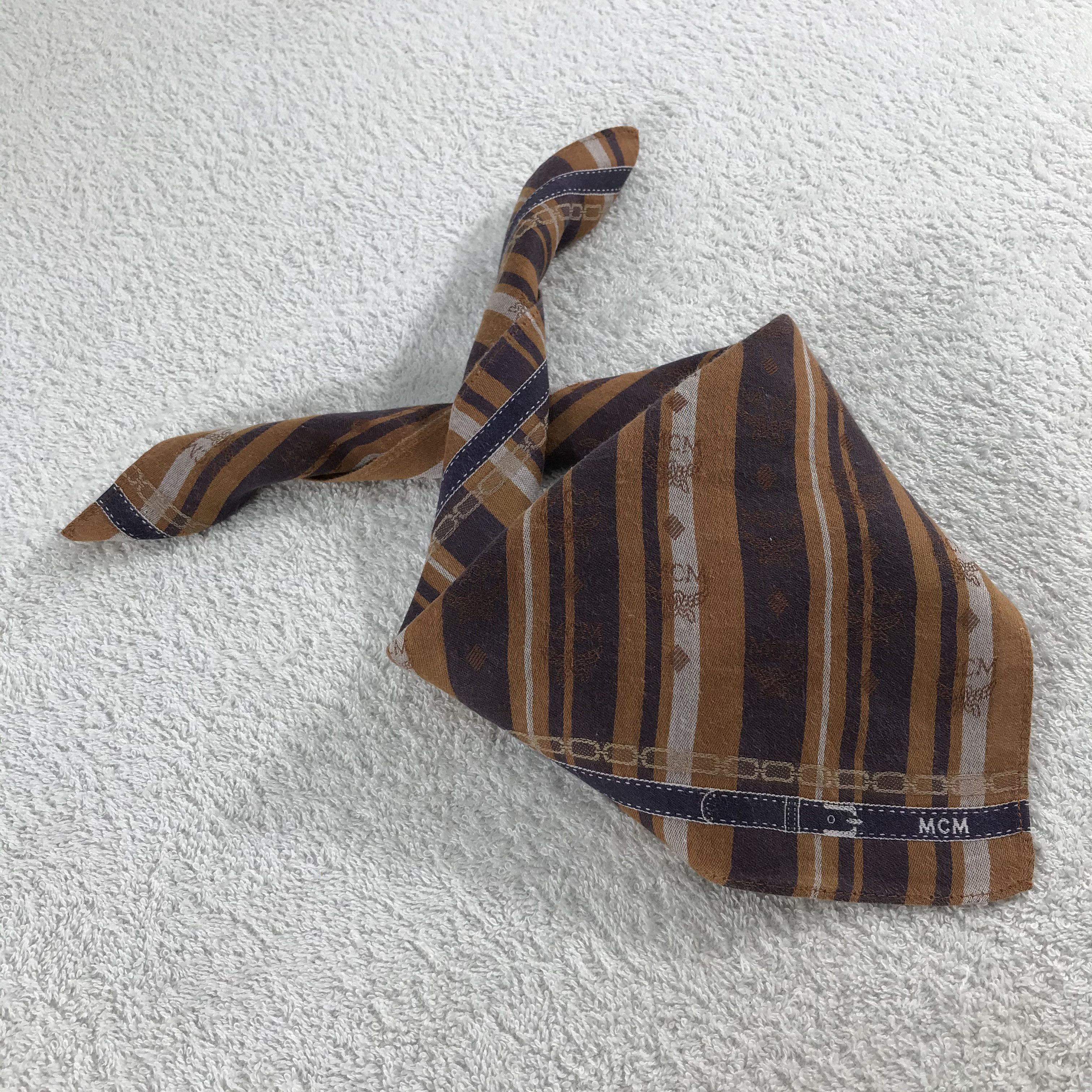 MCM × Vintage MCM Bandana / Handkerchief / Neckerchief - S186 Size ONE SIZE - 4 Thumbnail