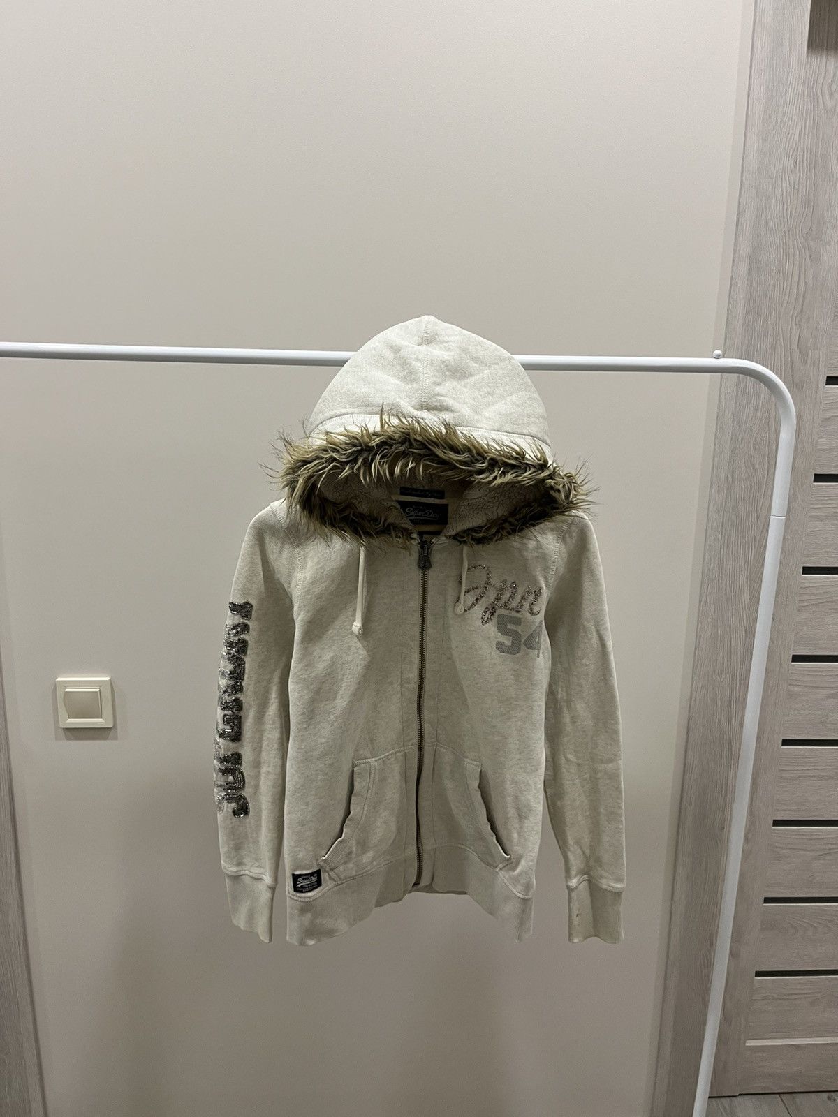 Superdry Y2K Superdry FUR IfSixWasNine Style AlaskaHoodie Japan Style Size M / US 6-8 / IT 42-44 - 1 Thumbnail