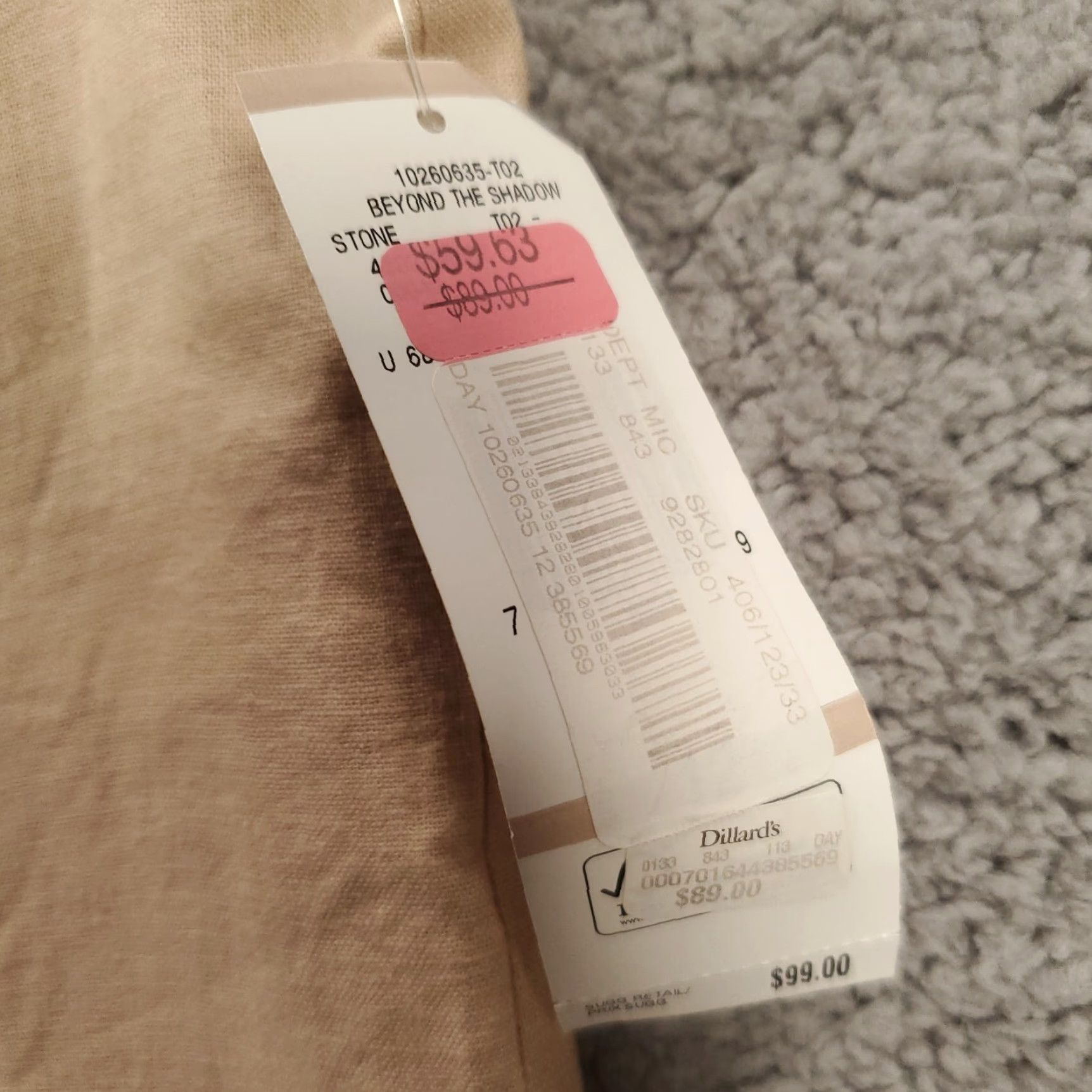 Evan Picone Evan Picone Dress Women 12 Beige Beaded Lined Shift Sleeveless Knee Length Square Neck NWT Size XL / US 12-14 / IT 48-50 - 6 Thumbnail