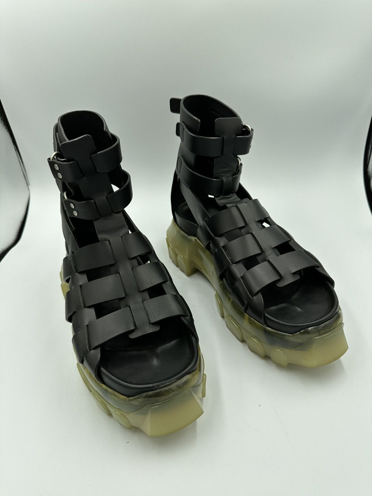Rick Owens Drkshdw Rick Owens DRKSHDW “Gladiator” Sandals Size US 7 / EU 40 - 5 Thumbnail