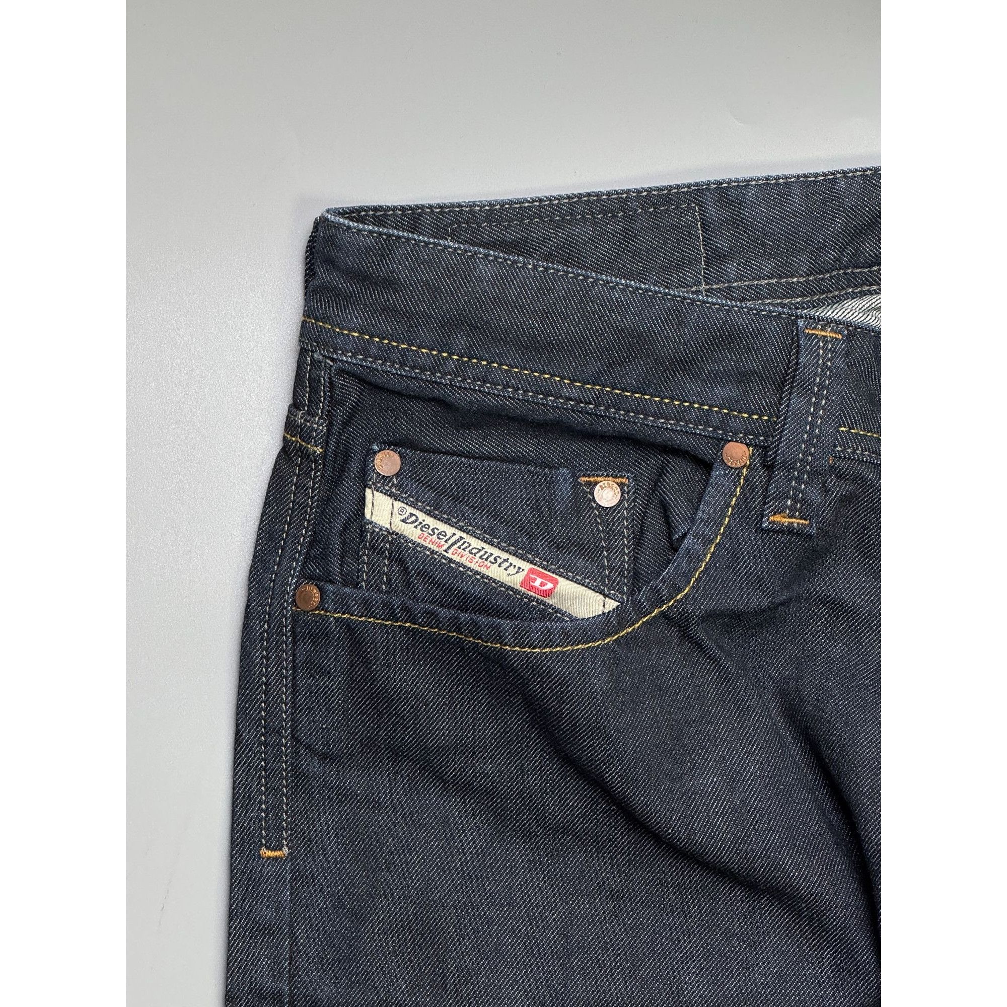 Diesel Diesel Industry Larkee Raw Denim Jeans Pants (Y1137) Size US 32 / EU 48 - 3 Thumbnail