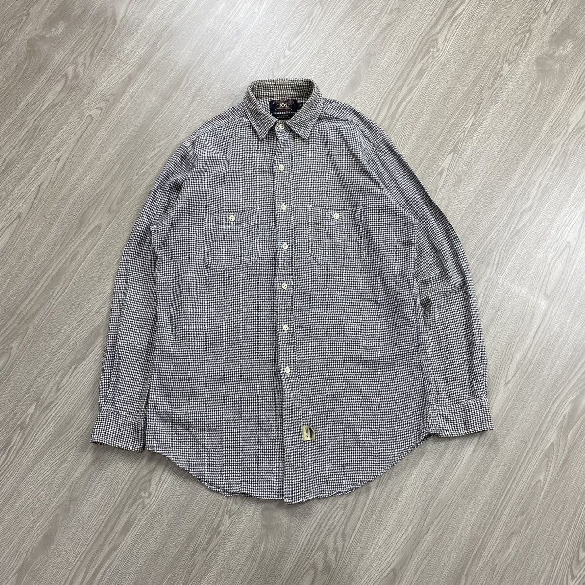 Flannel × Polo Ralph Lauren × RRL Ralph Lauren Vintage RRL Polo Ralph Lauren Plaid Flannel Shirt Size US L / EU 52-54 / 3 - 1 Thumbnail