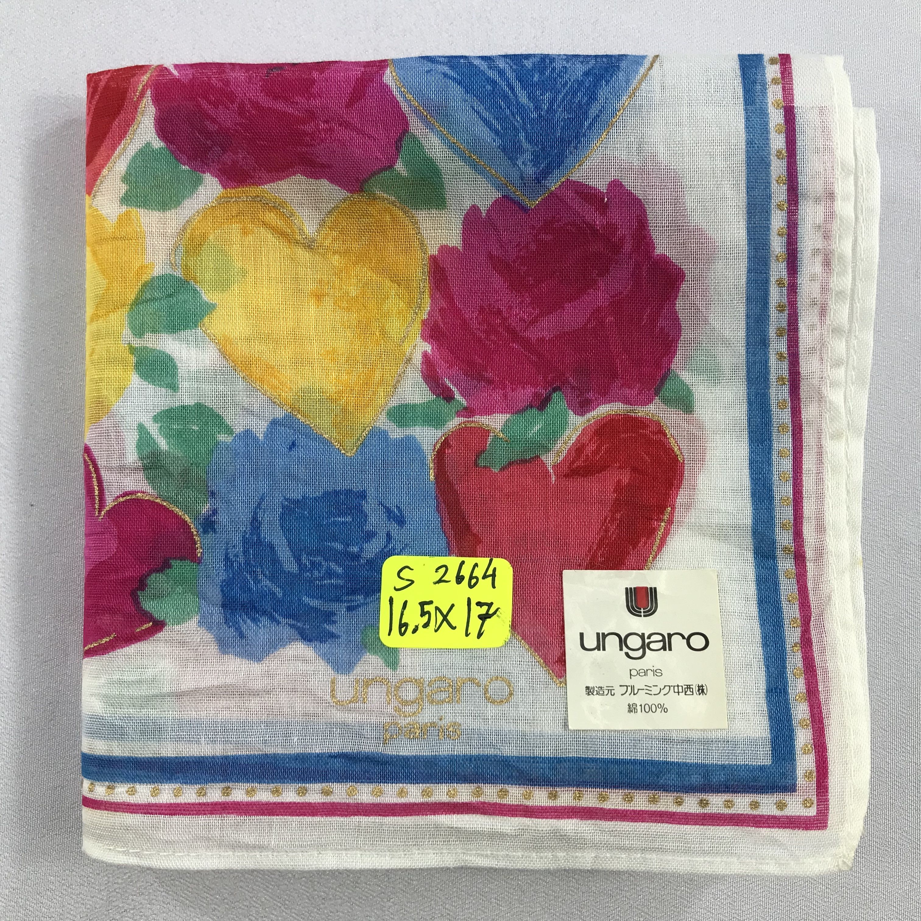 Emanuel Ungaro × Vintage Engaro Bandana / Handkerchief / Neckerchief - S2664 Size ONE SIZE - 5 Thumbnail