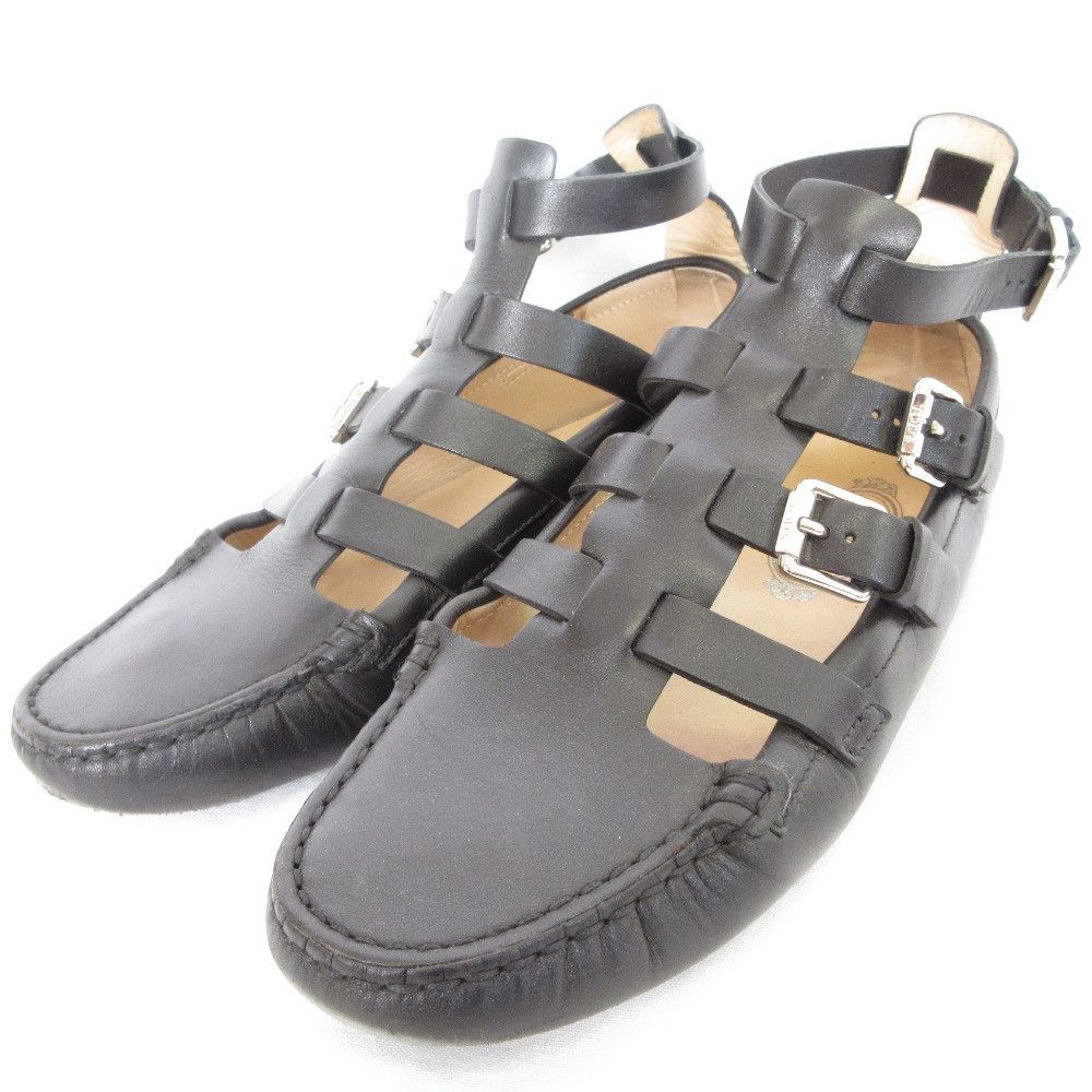 Tod's Tod's Tod's GOMMINI TRONCHETTO FIBBIE Sandals Leather Shoes DUTY FREE for USA Size ONE SIZE - 1 Thumbnail