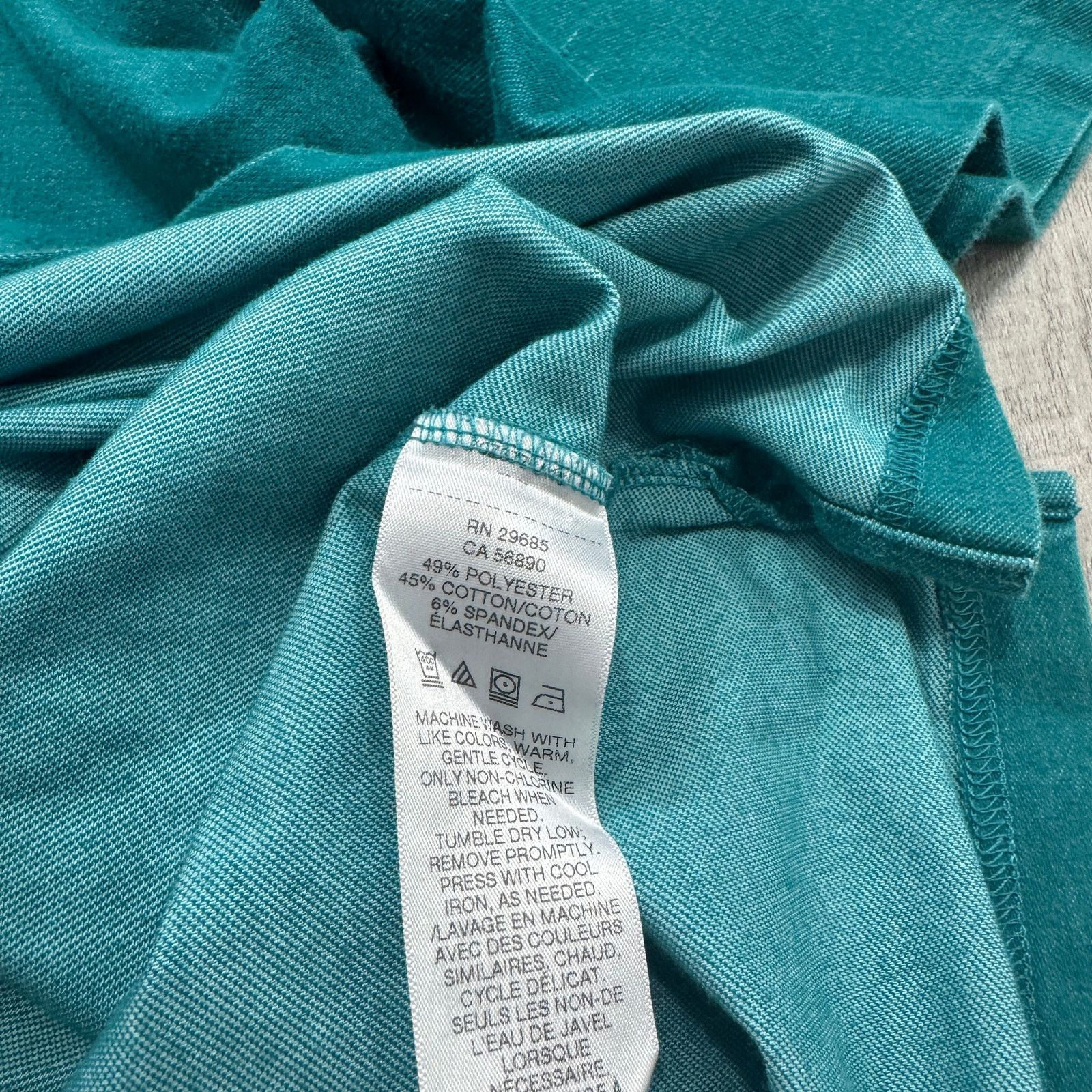 Pendleton Pendleton Polo Shirt Men's Extra Large XL Teal Solid Size US XL / EU 56 / 4 - 6 Thumbnail