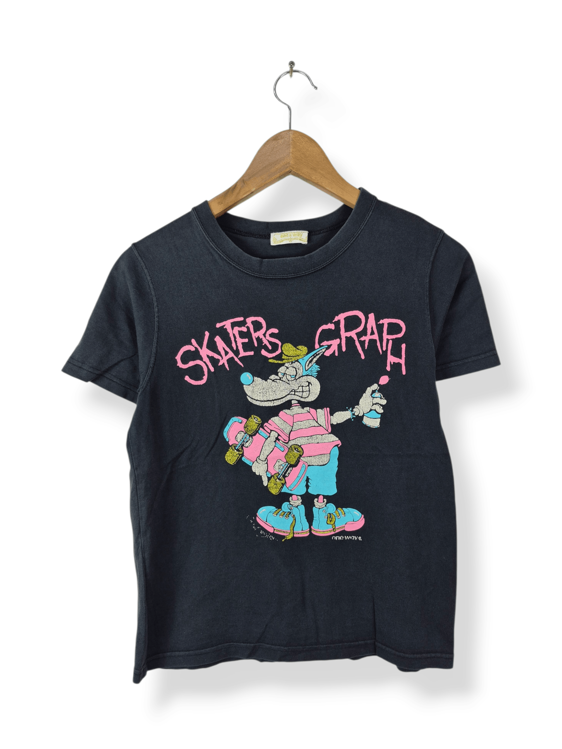 Japanese Brand 🔥 One Way Skate Graph Art Graffiti Tee Size US XS / EU 42 / 0 - 1 Thumbnail