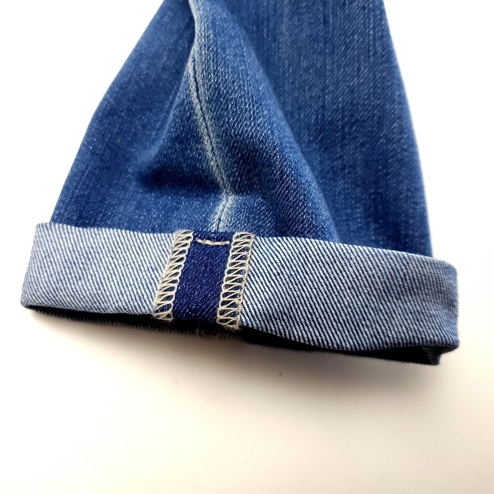 AG Adriano Goldschmied AG Adriano Goldschmied The Silt Roll-Up Denim Blue Jeans 28 Size 28" / US 6 / IT 42 - 8 Thumbnail