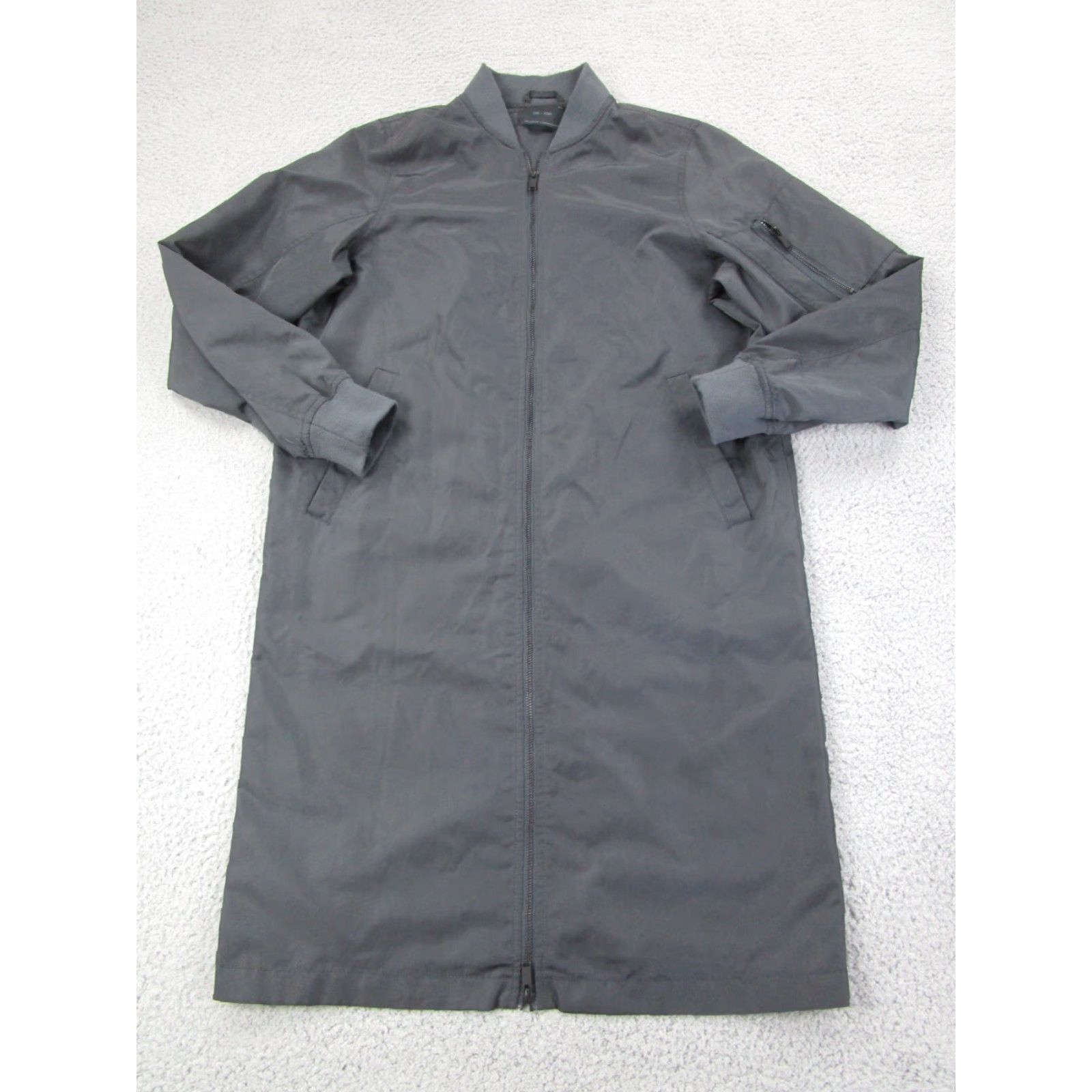 Oak + Fort VINTAGE Oak + Fort Jacket Womens XS Bomber Trench Coat Full Zip Minimalist Quiet Luxury Size XS / US 0-2 / IT 36-38 - 2 Thumbnail