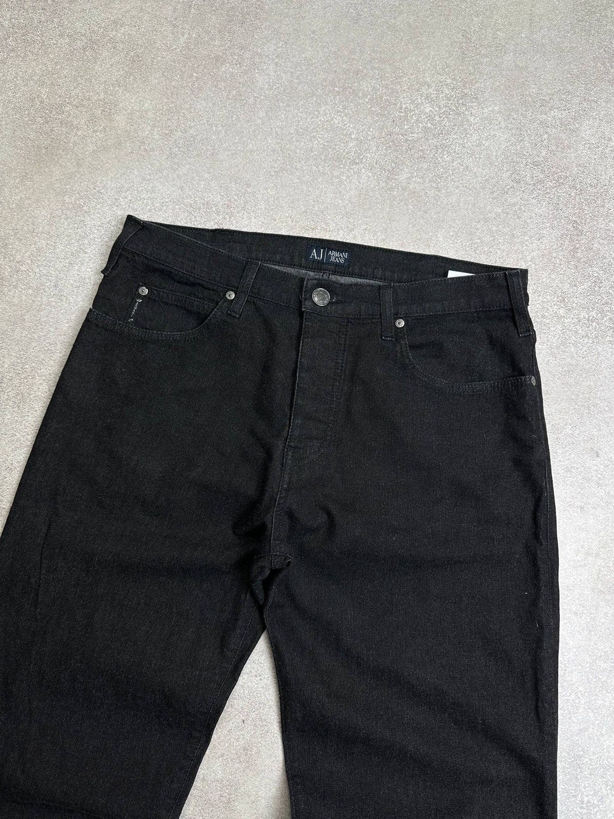 Armani Vintage Armani Metal Logo Baggy Jeans Y2K Rare 34 Size US 34 / EU 50 - 5 Thumbnail