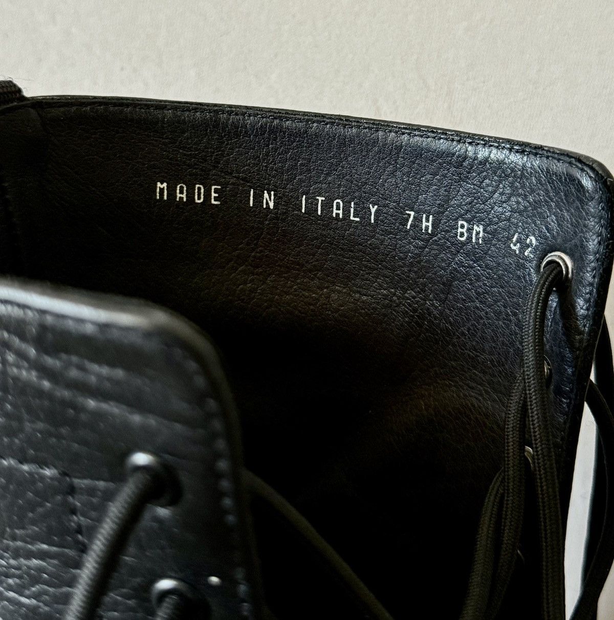 Dior Dior - Hedi Slimane - AW07 “Navigate”- Leather Combat Boots Size US 9 / EU 42 - 23 Thumbnail