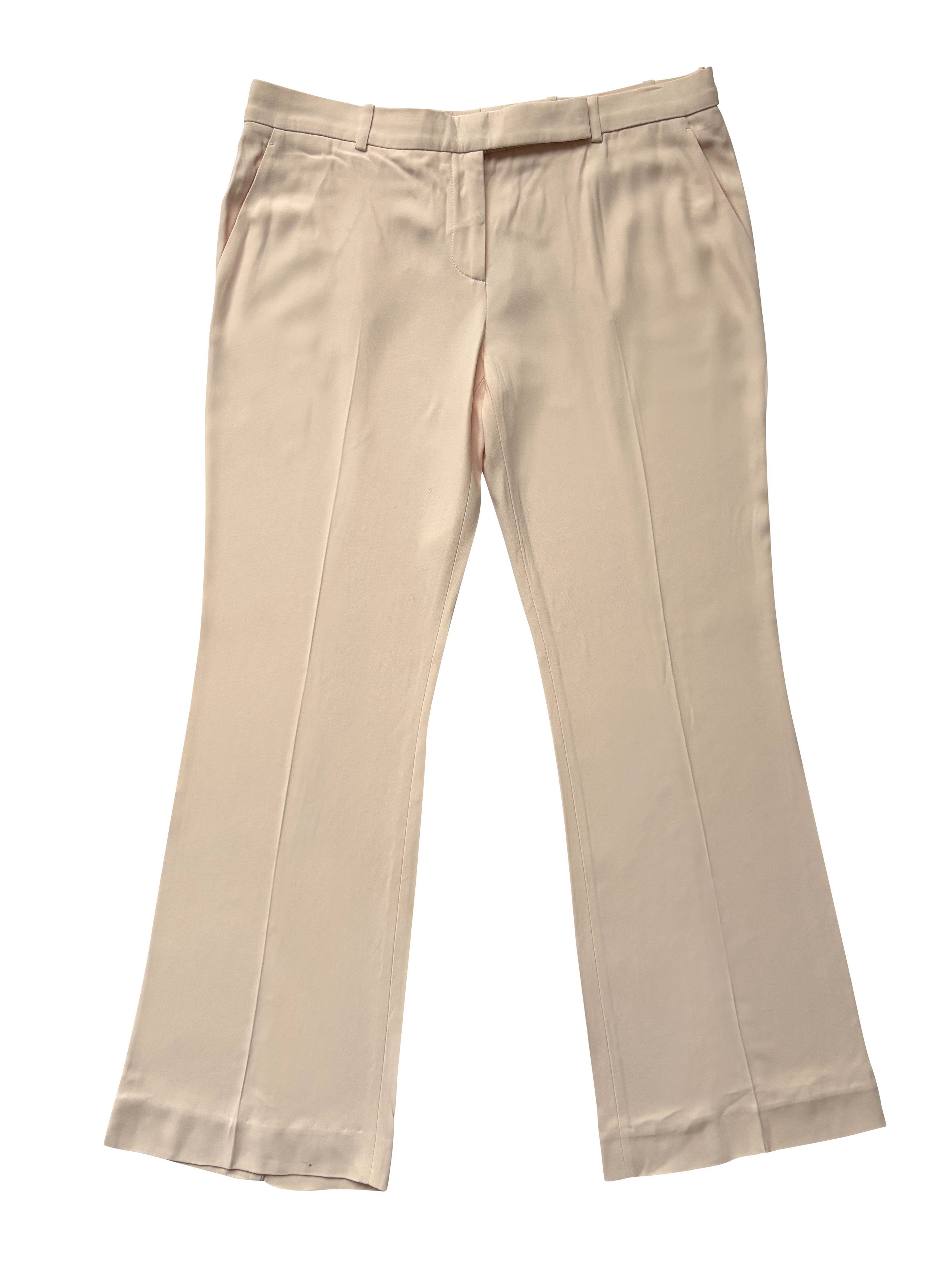 Alexander McQueen Printed Satin Wide-Leg Pant | Grailed
