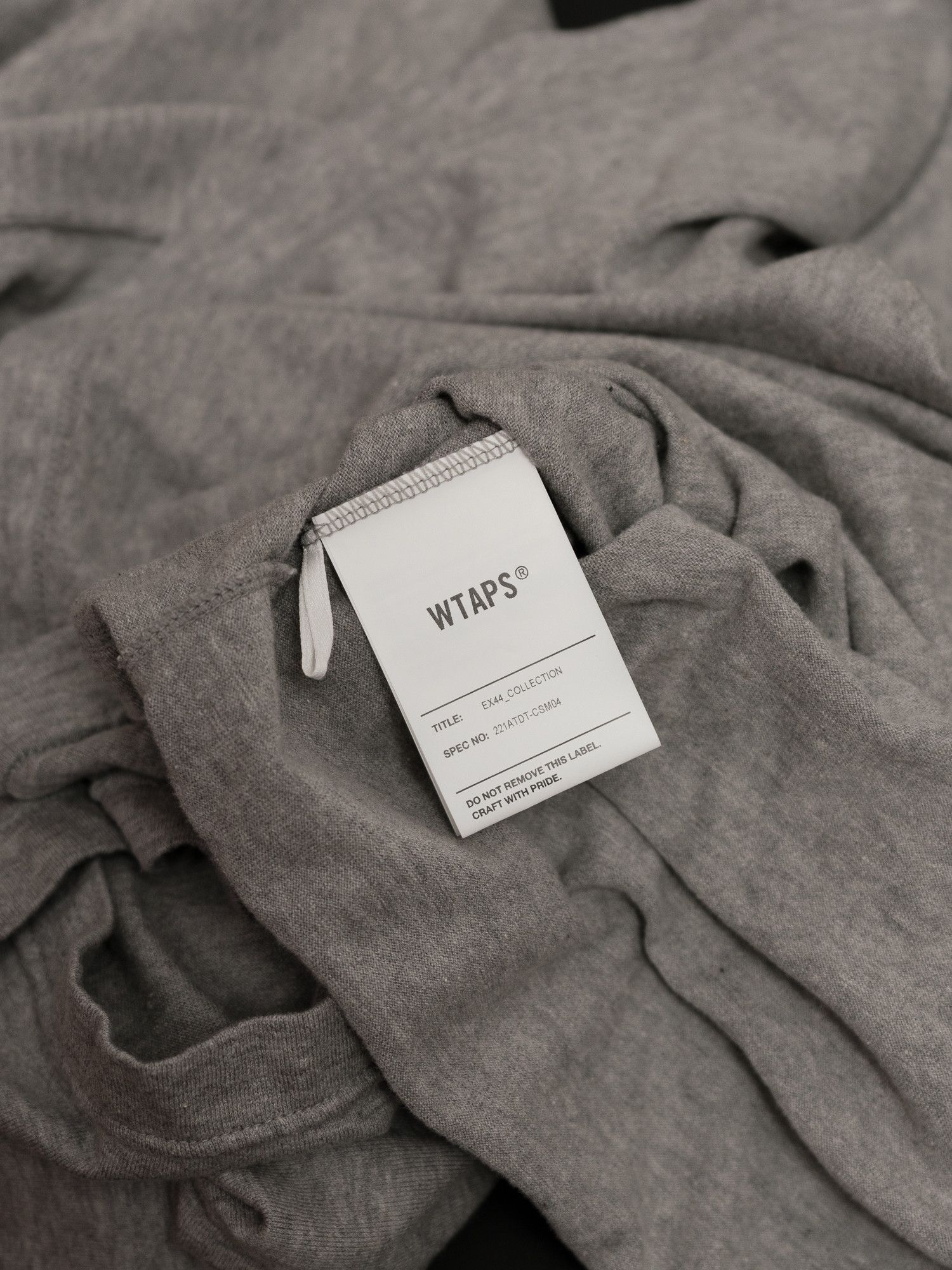 Wtaps Wtaps All 04 Gray Tee Size US L / EU 52-54 / 3 - 5 Thumbnail
