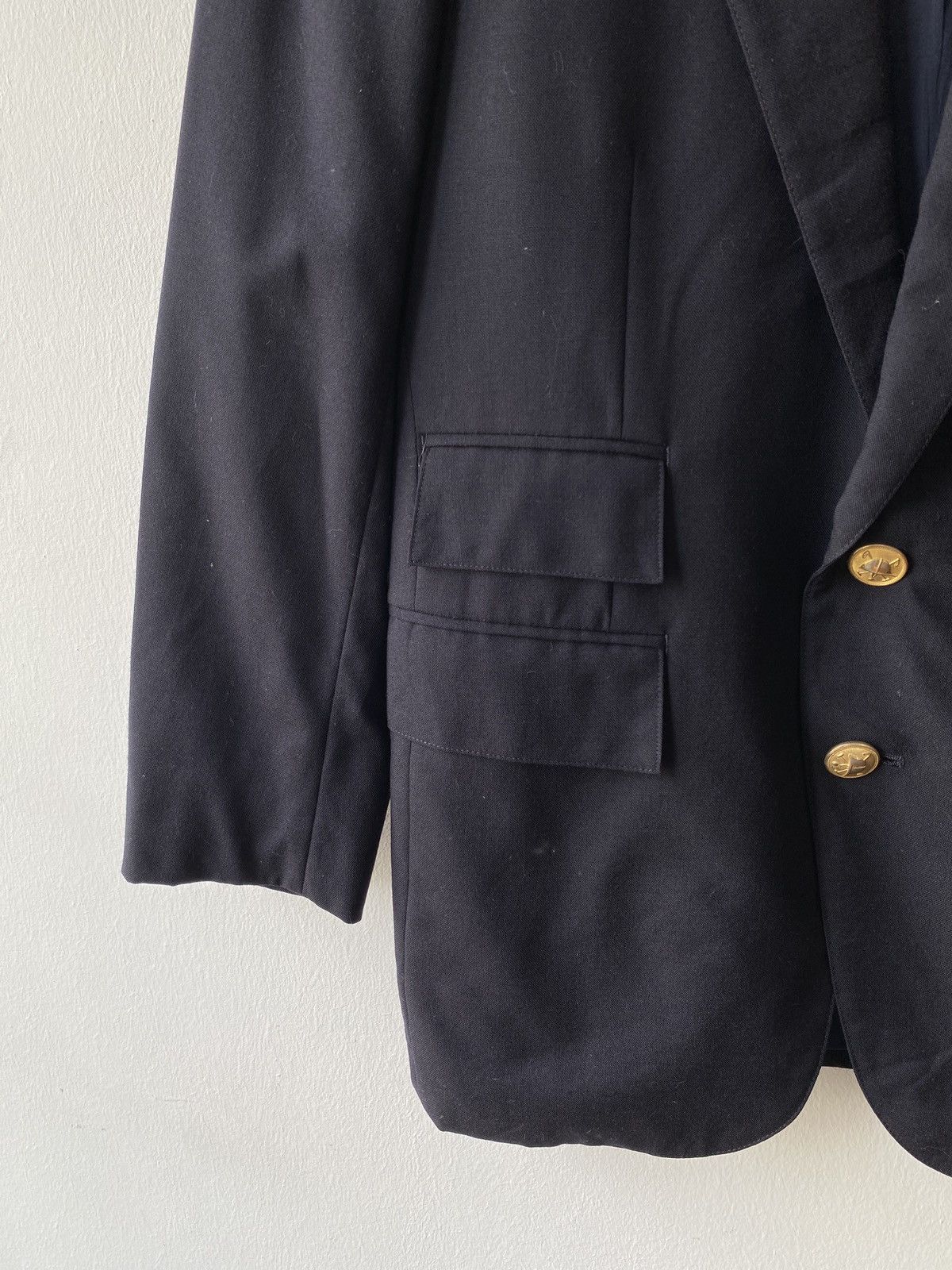 Polo Ralph Lauren × Ralph Lauren × Vintage Vintage 90s Polo Ralph Lauren Gold Button Blazer Size US M / EU 48-50 / 2 - 6 Thumbnail