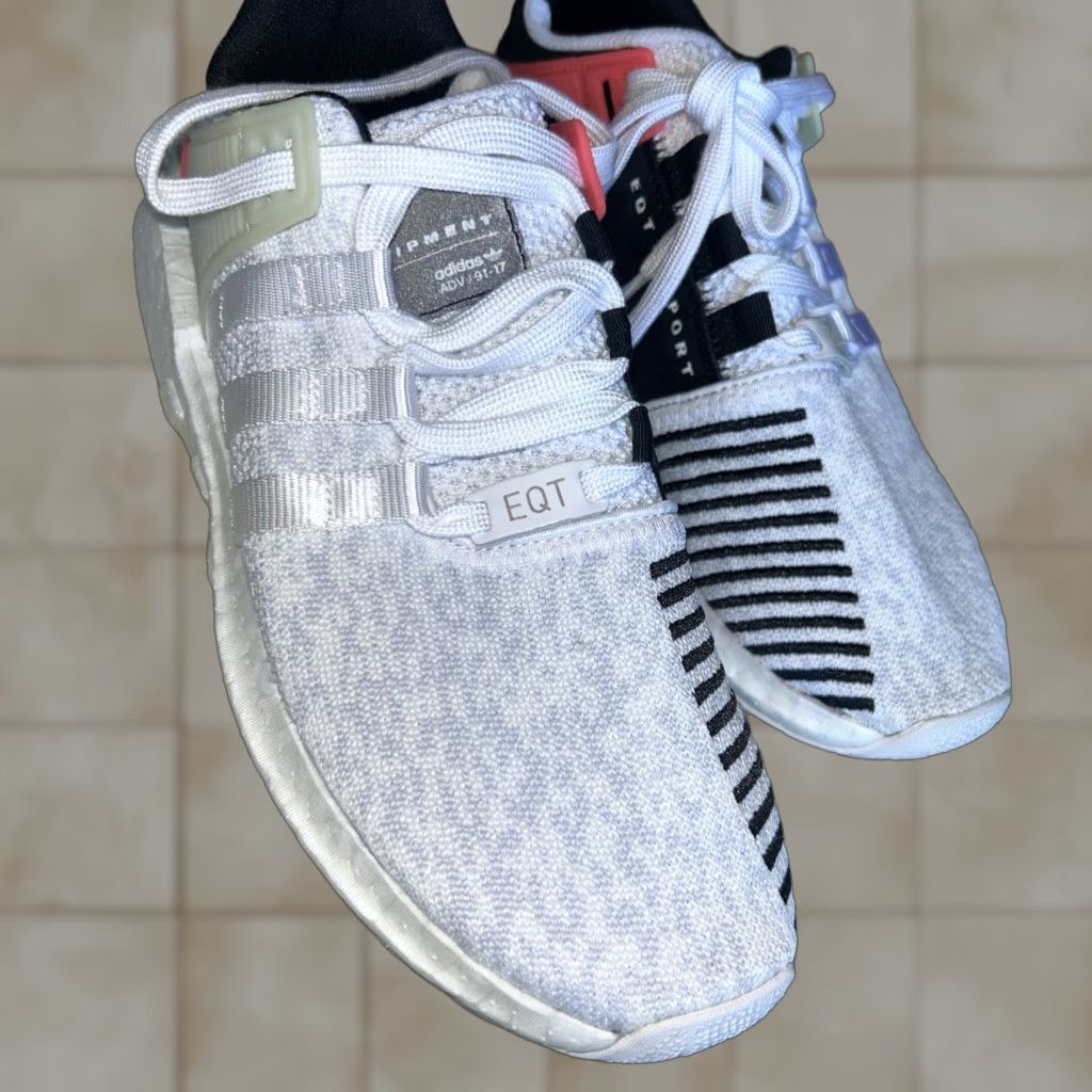 Adidas adidas EQT Support 93/17 Sneaker BA7473 White Men US 9 Waterfall of 2017 Running Casual Athletic Shoes Size US 10 / EU 43 - 1 Thumbnail