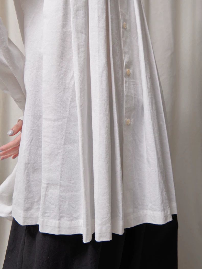 Comme des Garcons Comme Des Garcons White pleated shirt Size S / US 4 / IT 40 - 7 Thumbnail