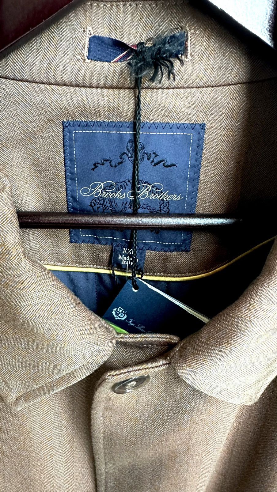 Brooks Brothers Mens coat Brooks Brothers Loro Piana Size US XXL / EU 58 / 5 - 4 Thumbnail