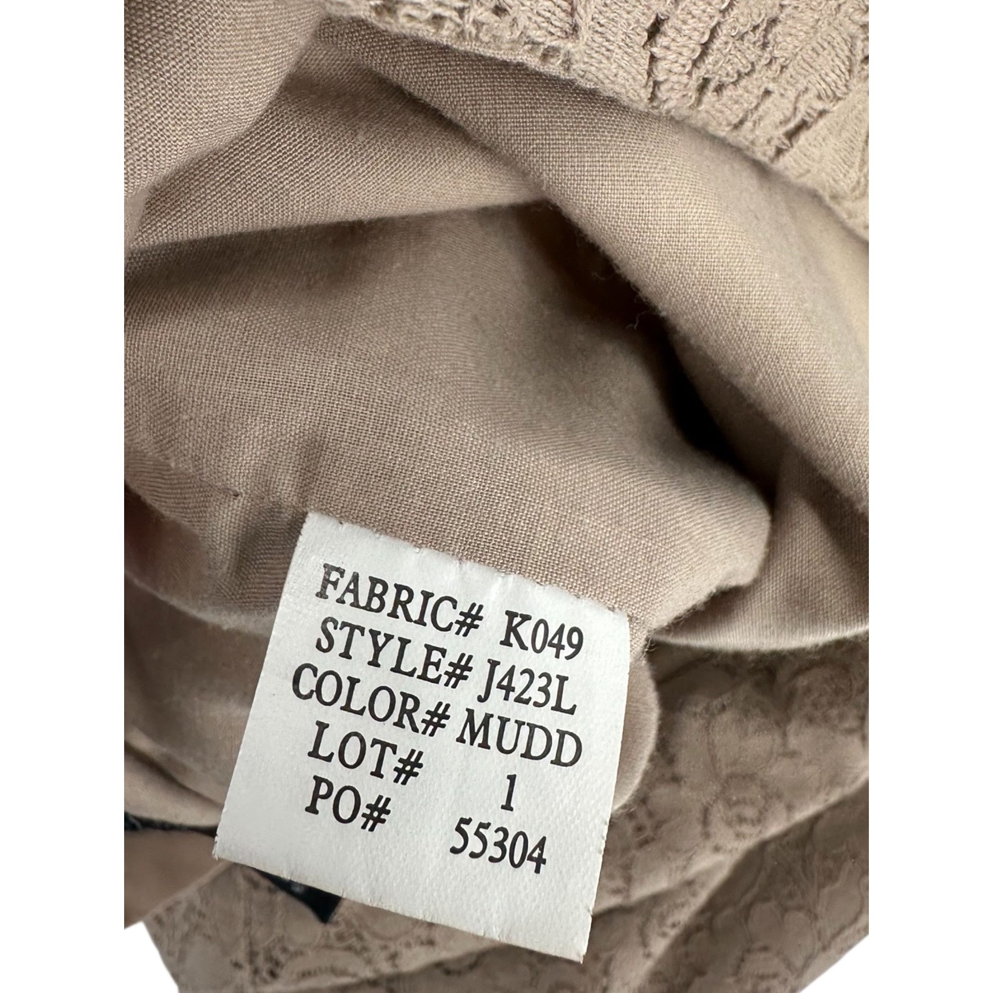Other Leyla Skirt - Taupe Floral Lace - Size 12 Size 34" / US 12 / IT 48 - 8 Thumbnail