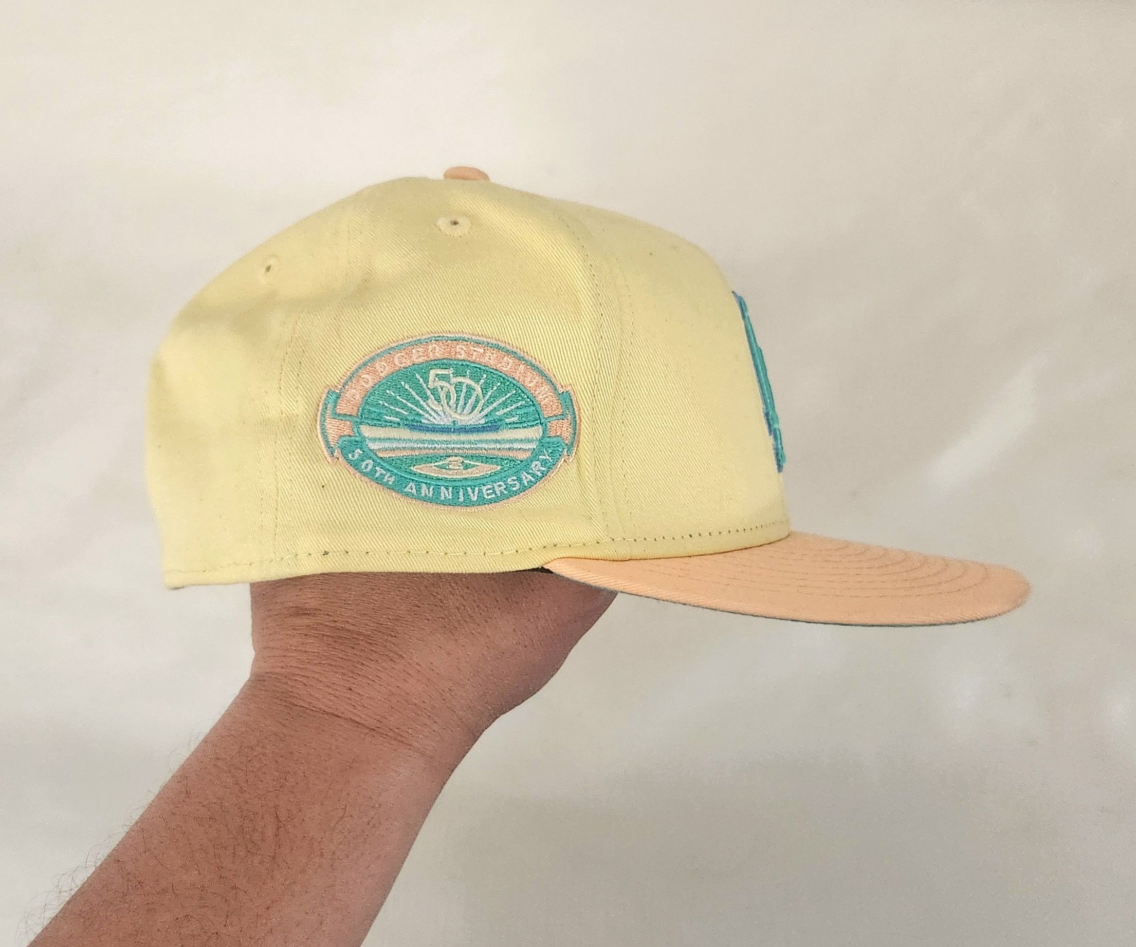 Cooperstown Collection × New Era New Era 59Fifty Hat Cap LA Dodgers MLB Pastel multicolor Size ONE SIZE - 5 Thumbnail