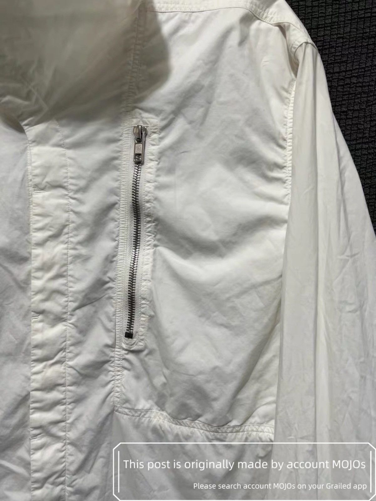Rick Owens Sz 52 Rick Owens 14AW Moody White Shirt Jacket mojos1223 Size US L / EU 52-54 / 3 - 2 Thumbnail