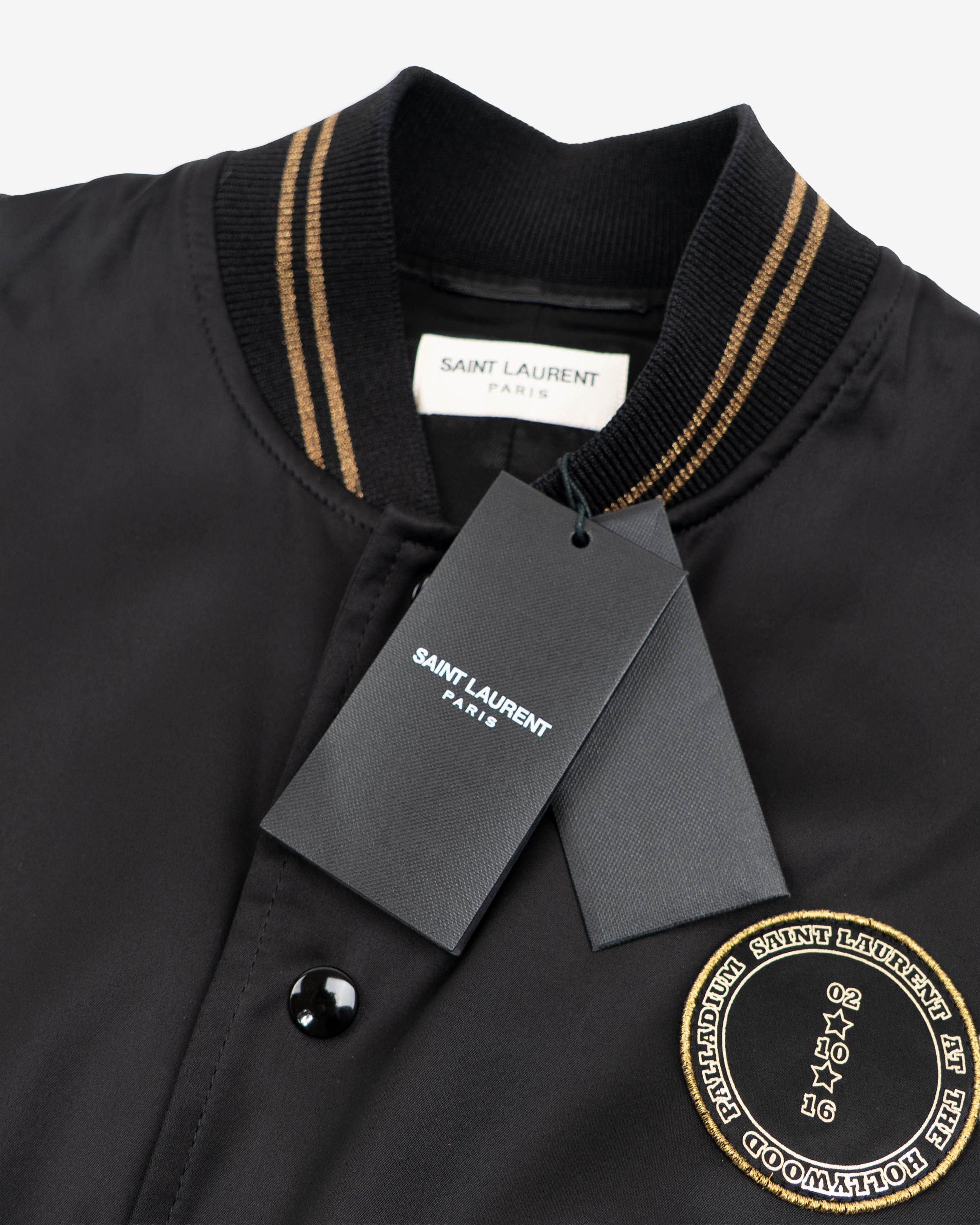 Saint Laurent Paris Palladium Souvenir Teddy Jacket (FW16) Size US M / EU 48-50 / 2 - 3 Thumbnail