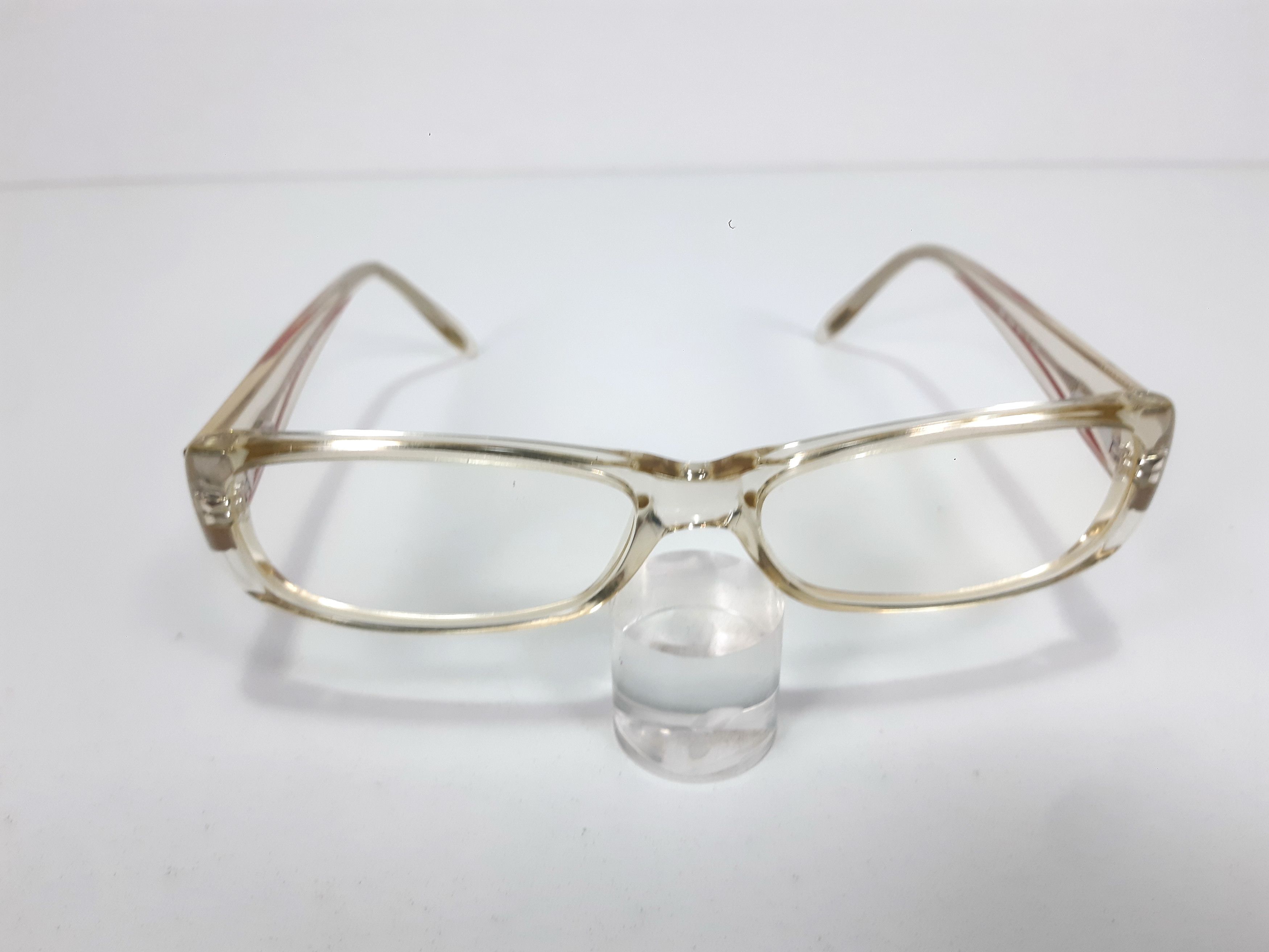 Krizia Vintage KRIZIA 065 MD4 Transparent Eyeglasses Frame Size ONE SIZE - 3 Thumbnail