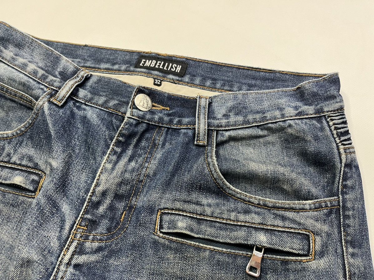 Embellish Embellish biker denim pant Size US 32 / EU 48 - 5 Thumbnail