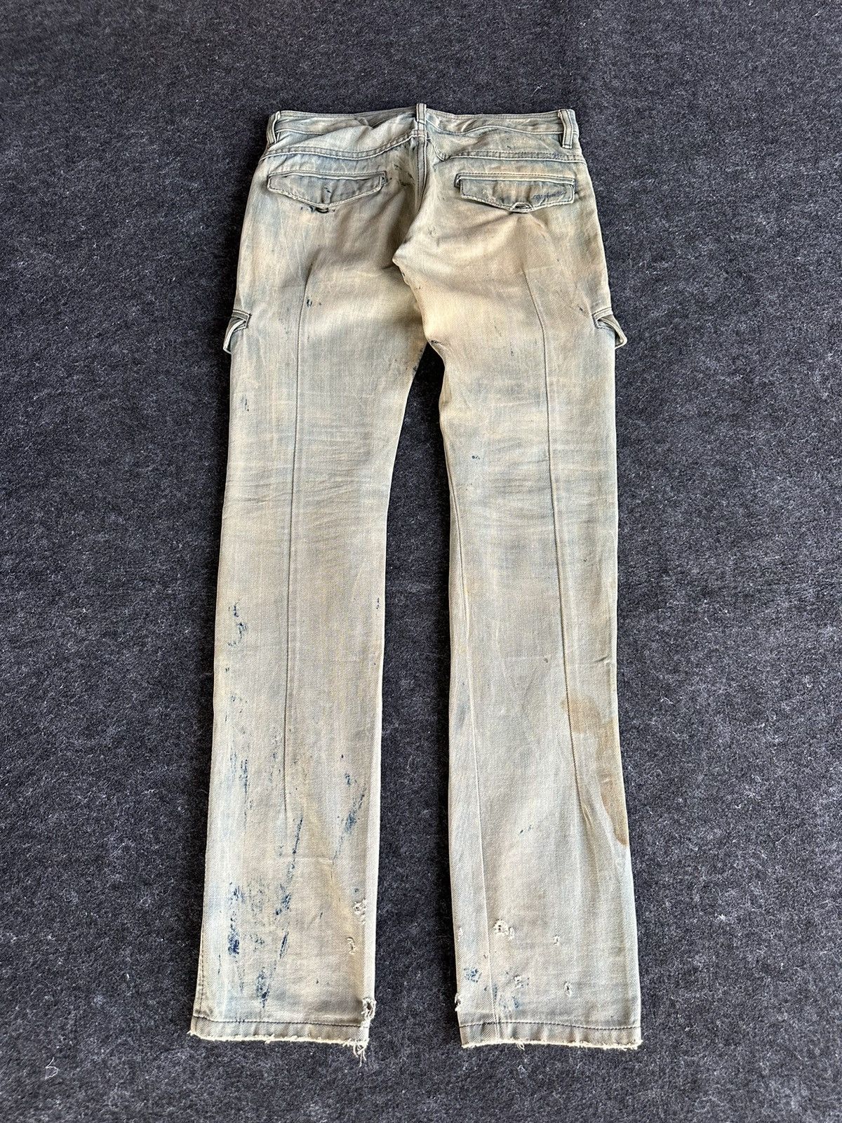 Diesel Diesel Biker Denim Dirty Mudwash Paint Design 30x34 D521 Size US 29 - 5 Thumbnail