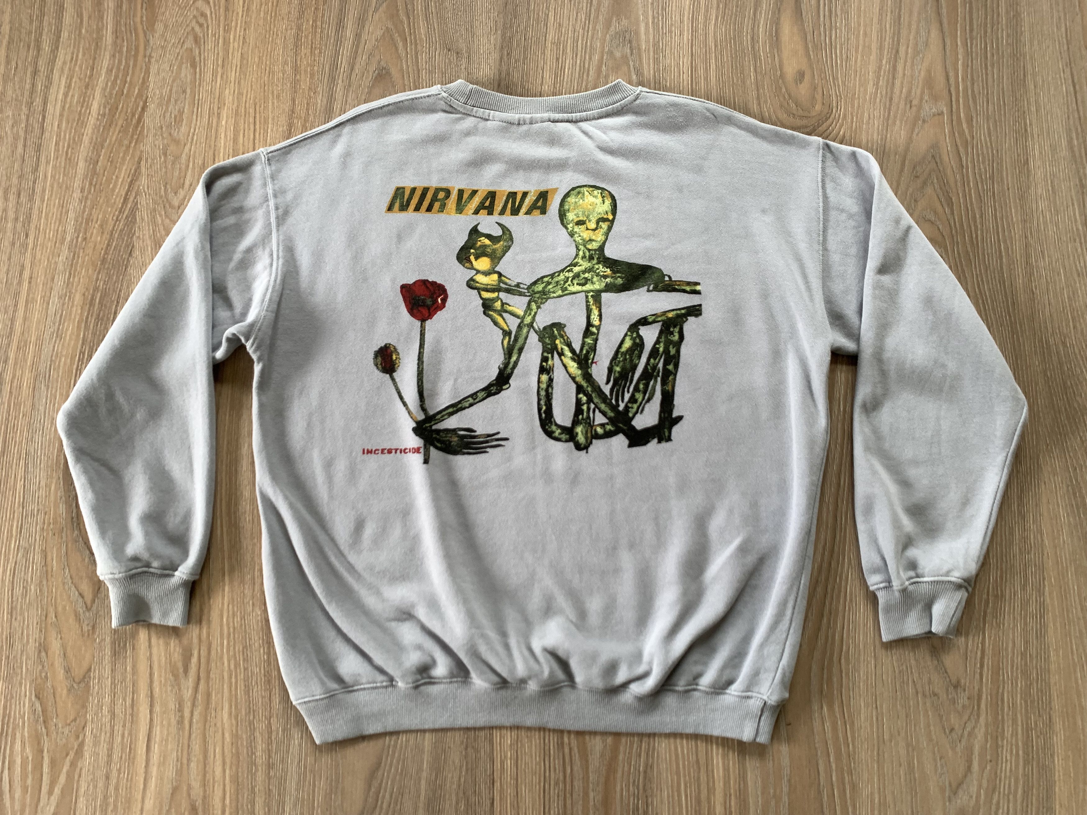 Band Tees × Nirvana Nirvana Isecticide Cotton Printed Sweatshirt Size US L / EU 52-54 / 3 - 7 Thumbnail
