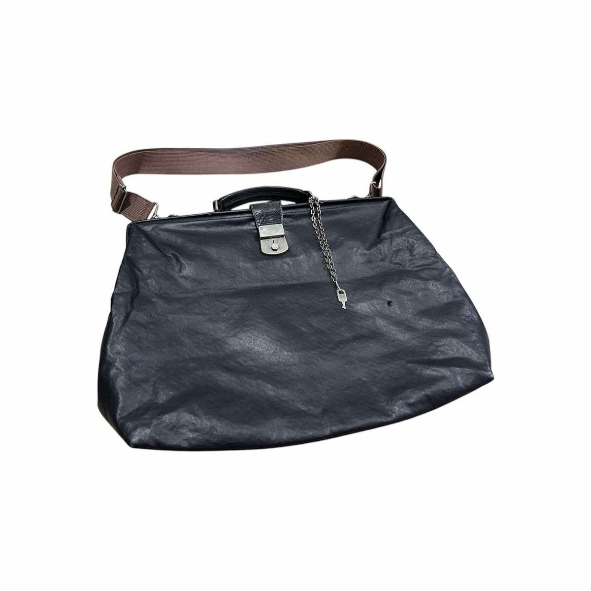 Gaultier Homme Objet × Jean Paul Gaultier 🔥Vintage Jean Paul Gautier Doctor Bag Leather Boston Bag JPG Size ONE SIZE - 2 Thumbnail