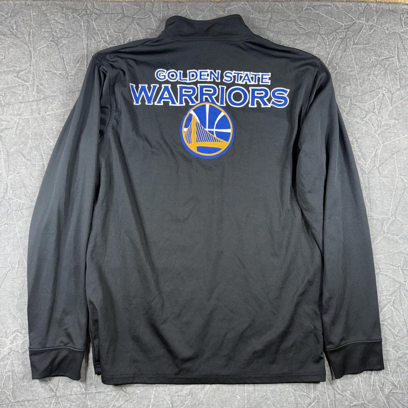 Other Golden State Warriors Jacket Men's L Black 1/4 zip pullover Size US L / EU 52-54 / 3 - 6 Thumbnail