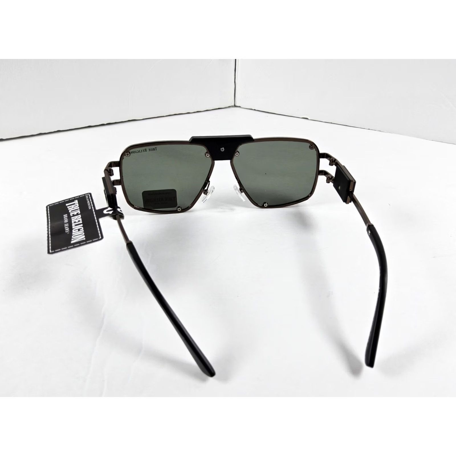 True Religion True Religion Sunglasses Aviator Metal Bronze 100% UV Protection UVA Men Boys Gents Logo Size ONE SIZE - 5 Thumbnail