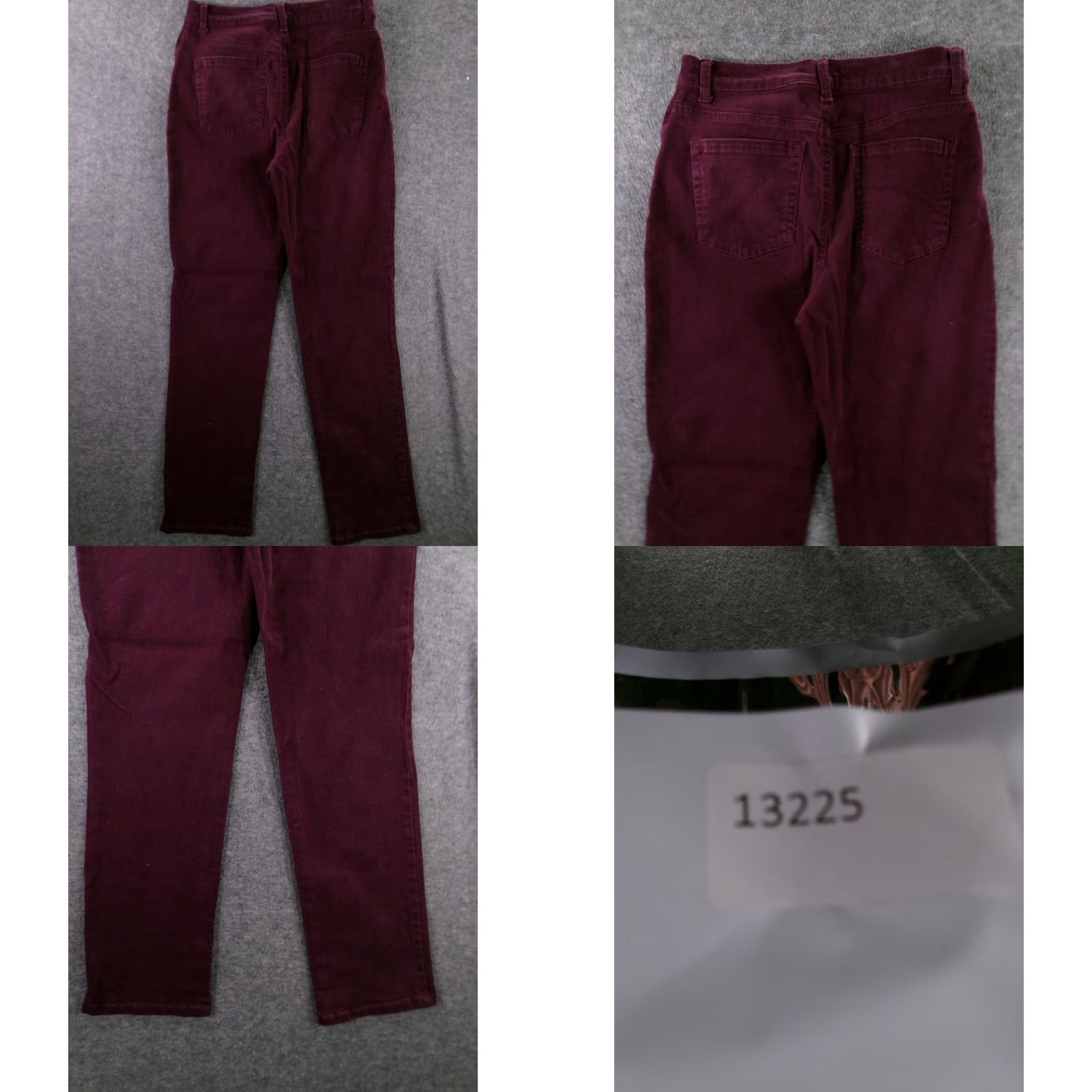 Gloria Vanderbilt VINTAGE Gloria Vanderbilt Pants Women 8 Maroon High Waisted Amanda Classic Stretch Retro Size 30" / US 8 / IT 44 - 9 Thumbnail