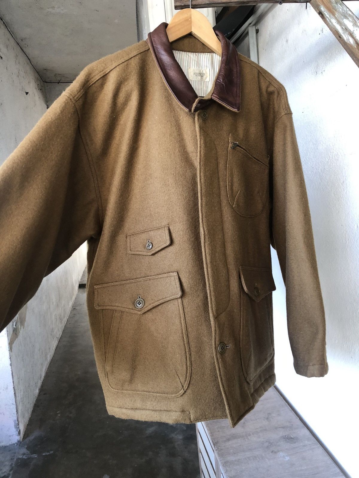 Vintage Rare🔥Vtg Nissley's Boston Club Mackinaw Cruiser Wool Jacket Size US XL / EU 56 / 4 - 10 Thumbnail