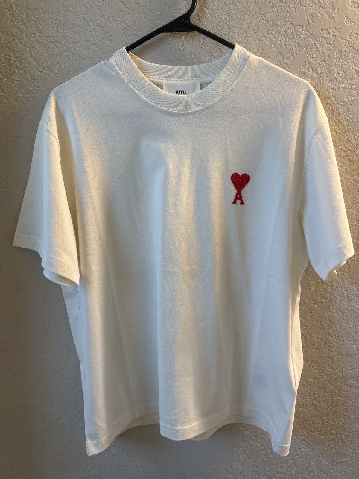 AMI Ami Paris Ami de Coeur Oversized T-Shirt White SZ XS Size US XS / EU 42 / 0 - 1 Thumbnail
