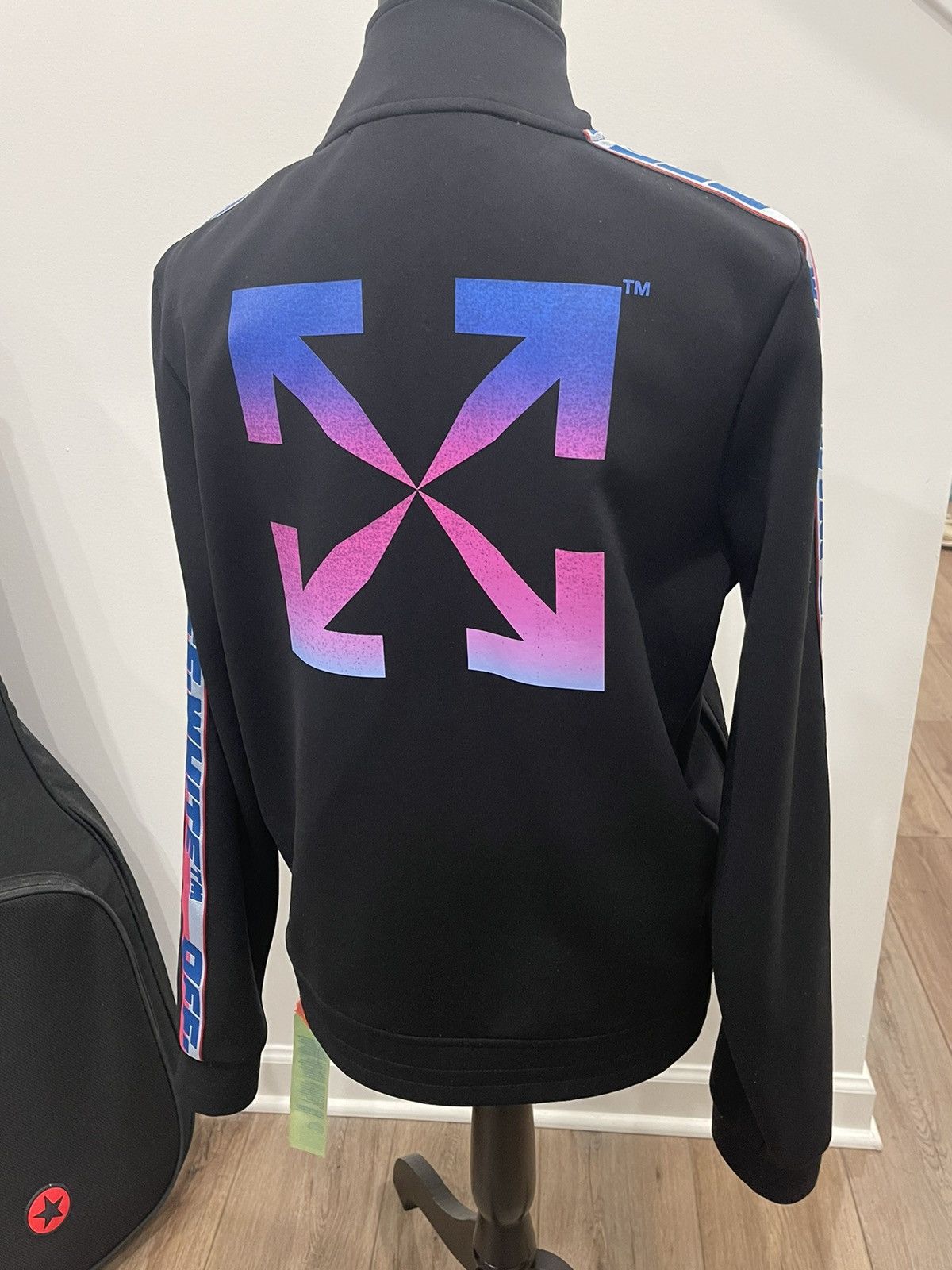 Off-White Off‑White Logo Black Track Zip‑Up Jacket S Size US S / EU 44-46 / 1 - 2 Thumbnail