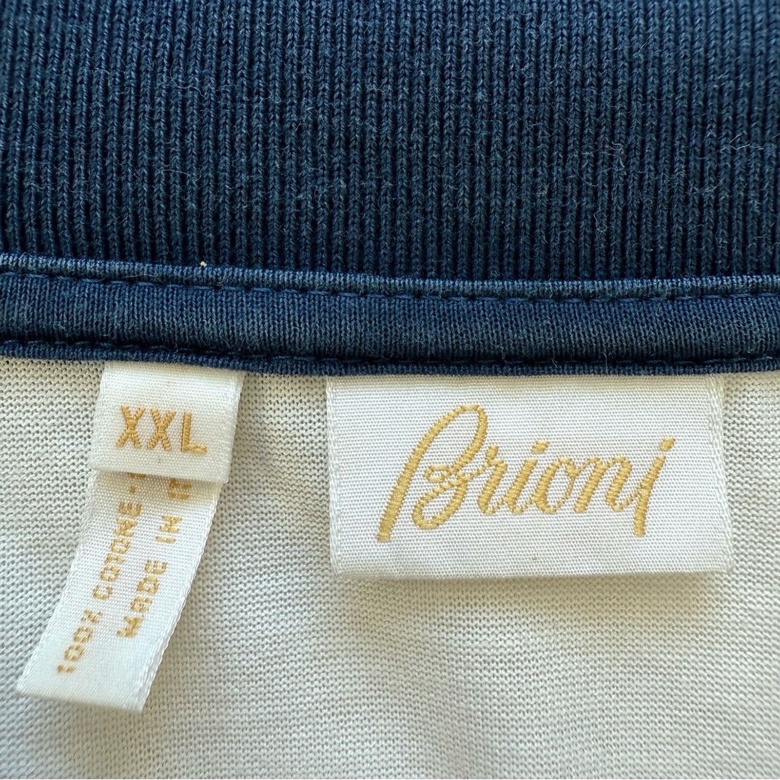 Brioni Brioni men’s polo XXL Authentic Retail 650$ Size US XXL / EU 58 / 5 - 5 Thumbnail