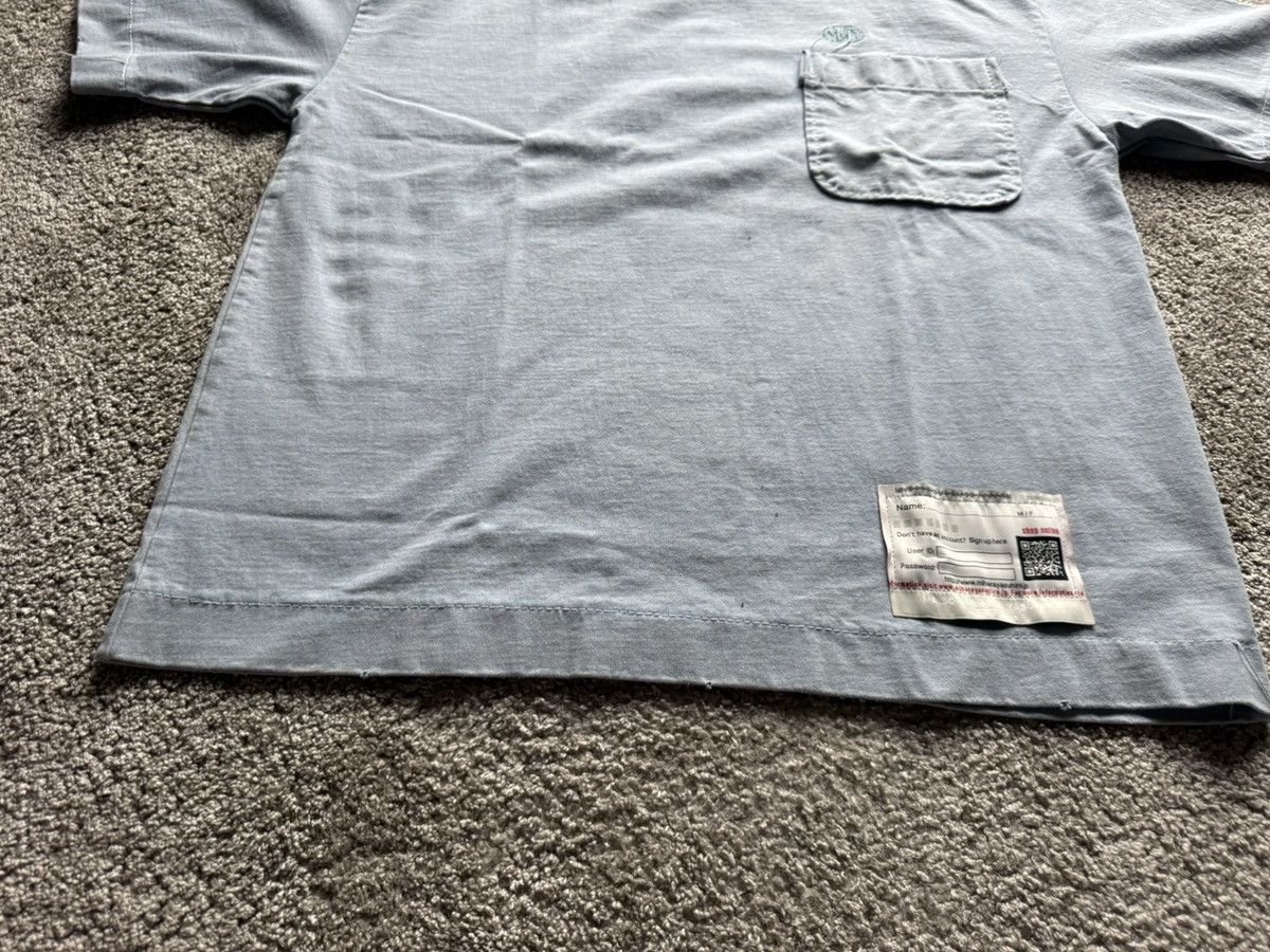 Maison MIHARA YASUHIRO Maison Mihara Yasuhiro blue amateur sewn distressed t shirt Size US M / EU 48-50 / 2 - 11 Thumbnail