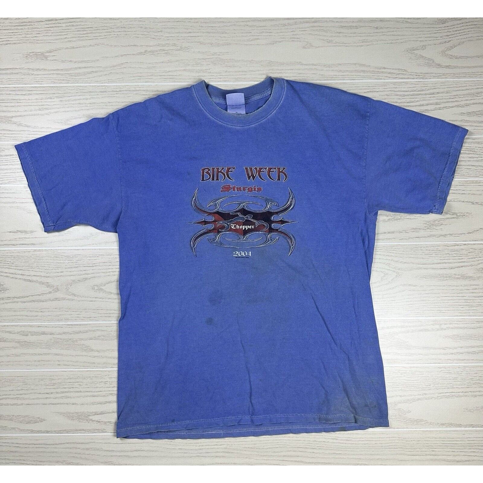 Vintage Vintage 2004 Sturgis Bike Week Shirt Size US XL / EU 56 / 4 - 1 Thumbnail